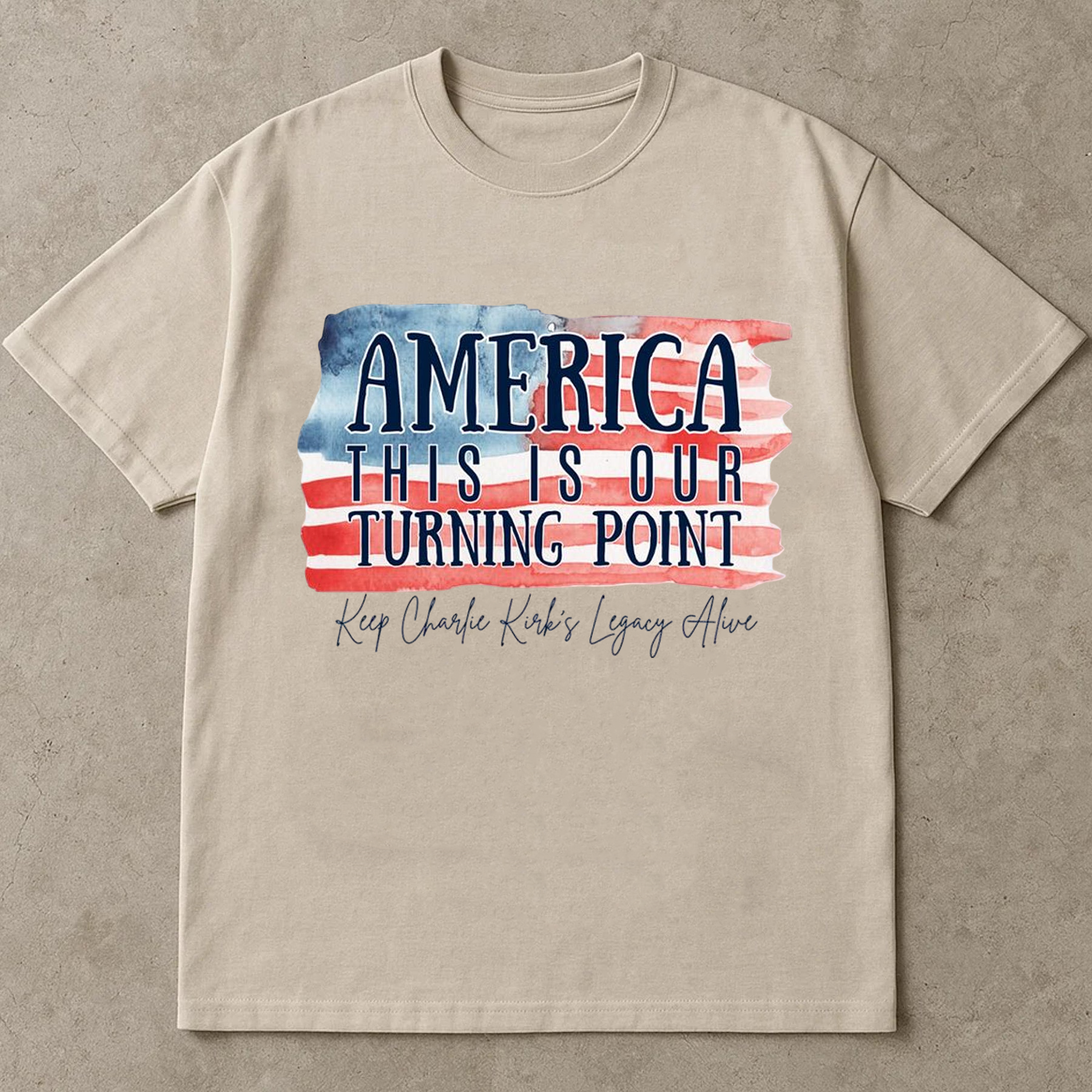 America This Is Our Turning Point Shirt, Charlie Kirk Legacy TShirt, USA Patriot Political Freedom Conservative Top
