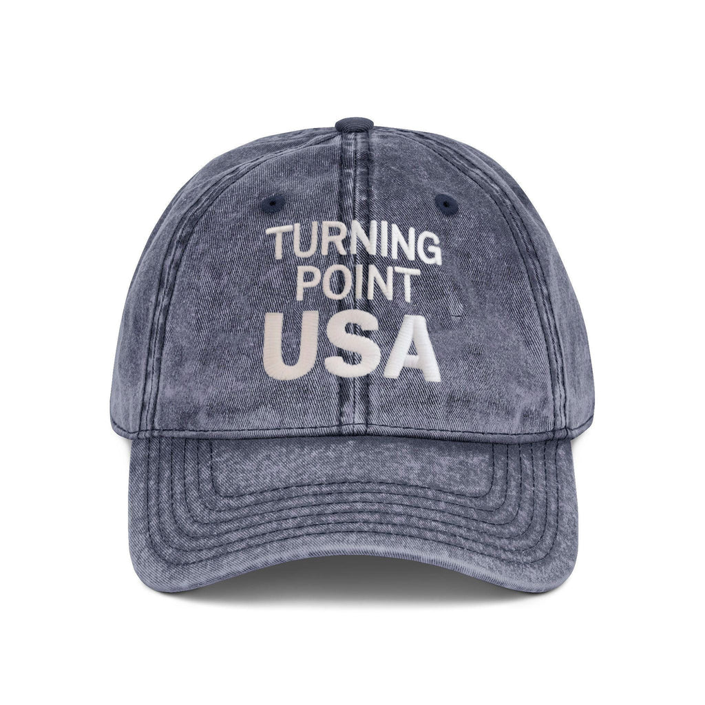 Embroidered Turning Point USA Washed Cap, Charlie Kirk Washed Cap, Republican, Politics, Rest in Peace, Embroidered Hat, Patriotic Hat, trucker hat, Freedom Cap
