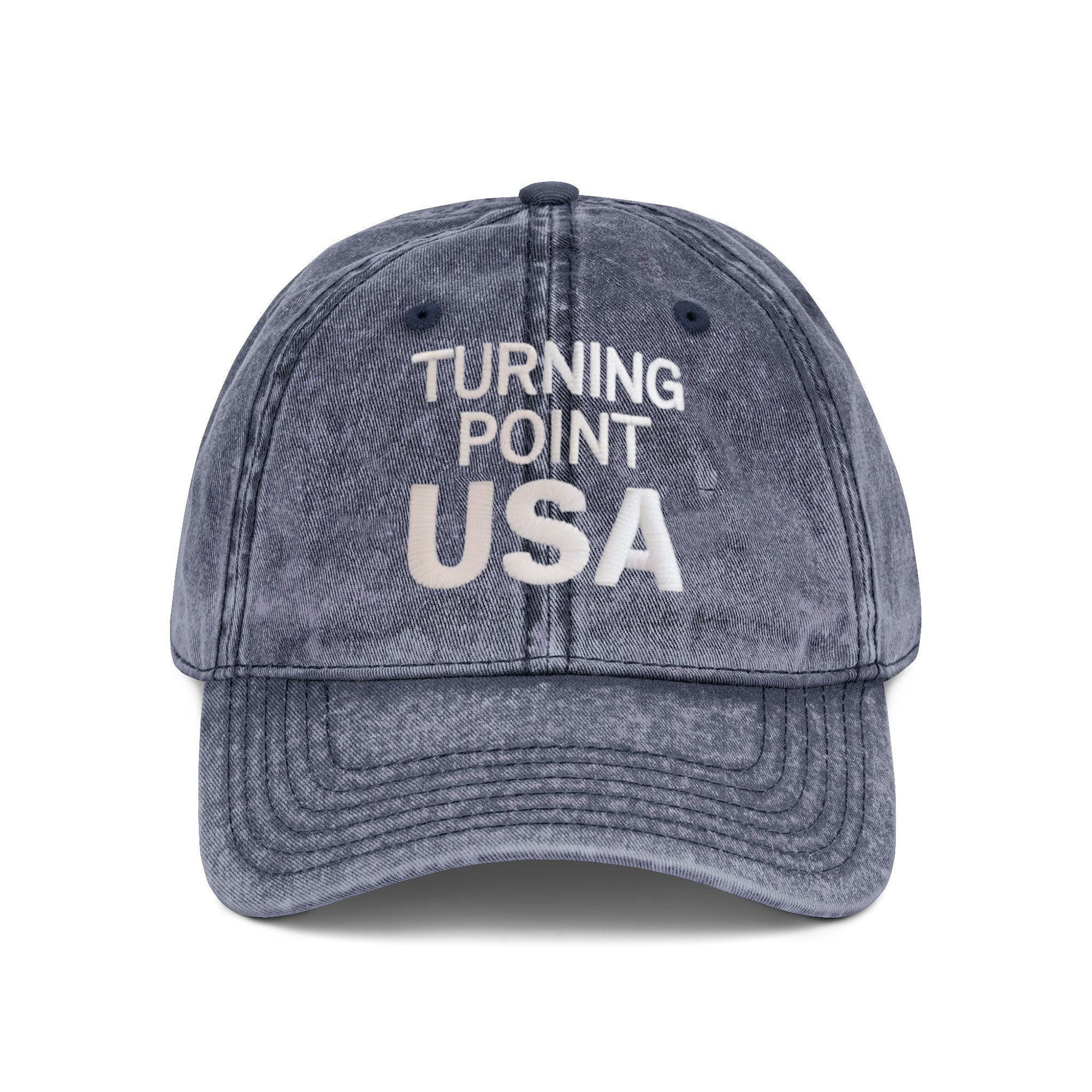 Embroidered Turning Point USA Washed Cap, Charlie Kirk Washed Cap, Republican, Politics, Rest in Peace, Embroidered Hat, Patriotic Hat, trucker hat, Freedom Cap