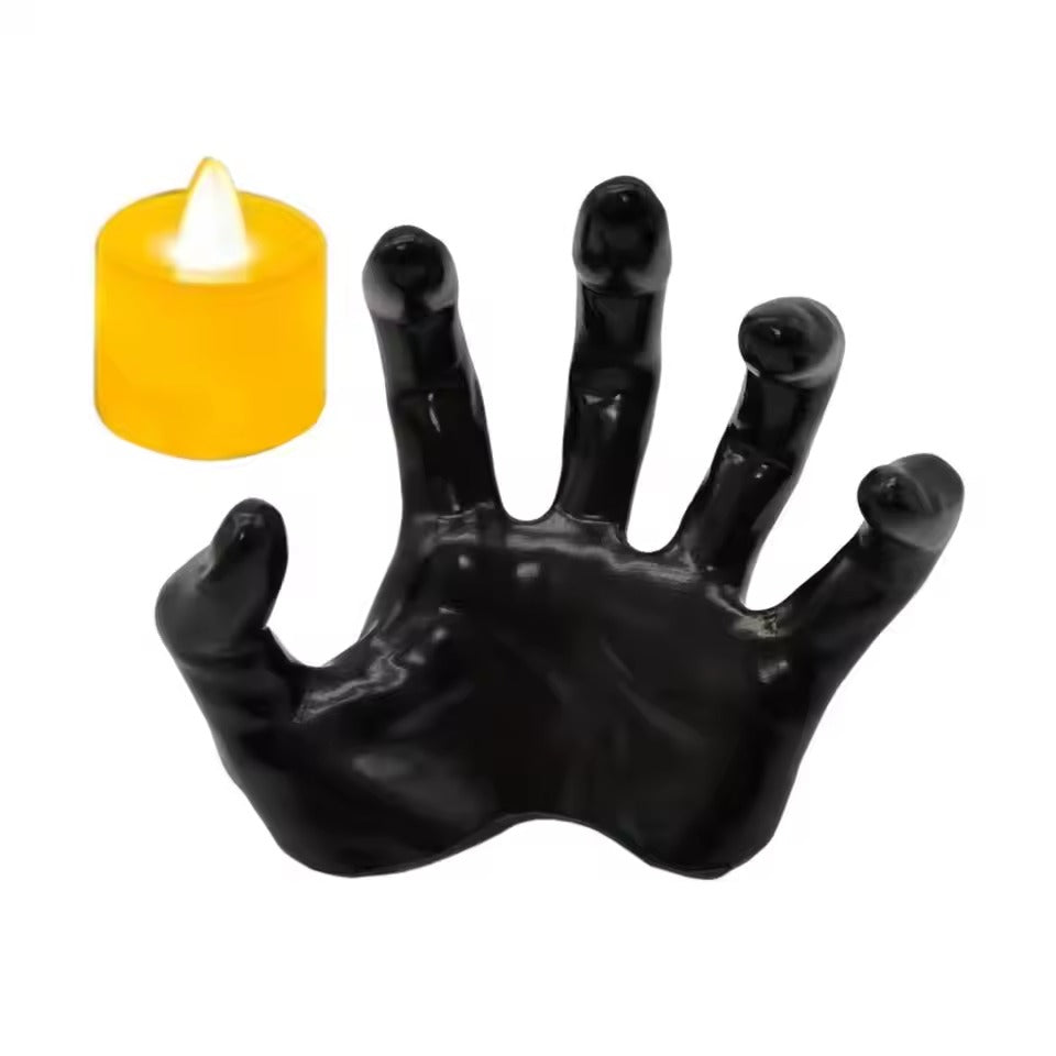 Halloween Scary Hand Candle Holder, Creepy Wall Decor & Towel Hanger, Halloween Decorations, Haunted House Decor, Spooky Halloween Decor