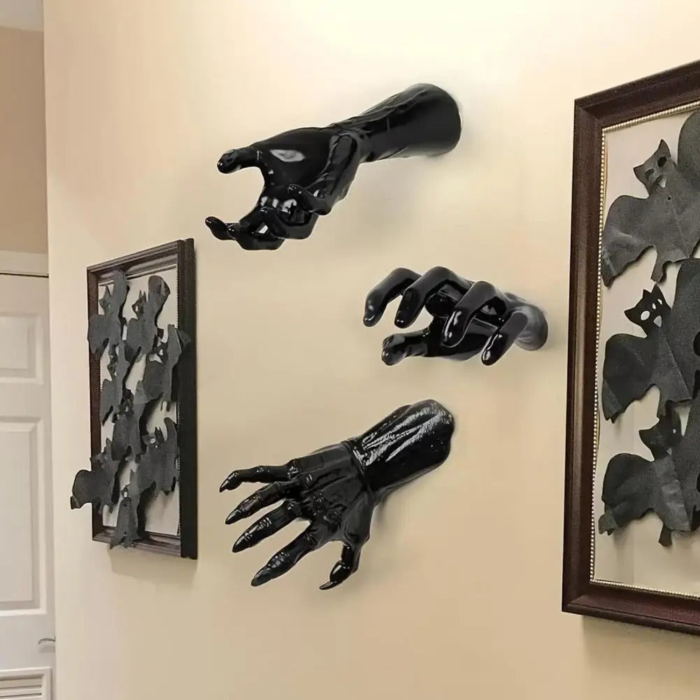 Halloween Scary Hand Candle Holder, Creepy Wall Decor & Towel Hanger, Halloween Decorations, Haunted House Decor, Spooky Halloween Decor