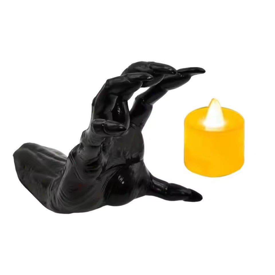Halloween Scary Hand Candle Holder, Creepy Wall Decor & Towel Hanger, Halloween Decorations, Haunted House Decor, Spooky Halloween Decor
