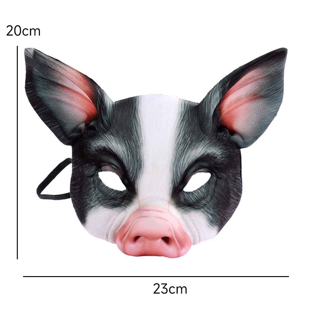 Animal Mask, Scary Mask, 3D Realistic Half Face Mask, Halloween Decorations, Birthday Party, Game Cosplay Costume Accessories