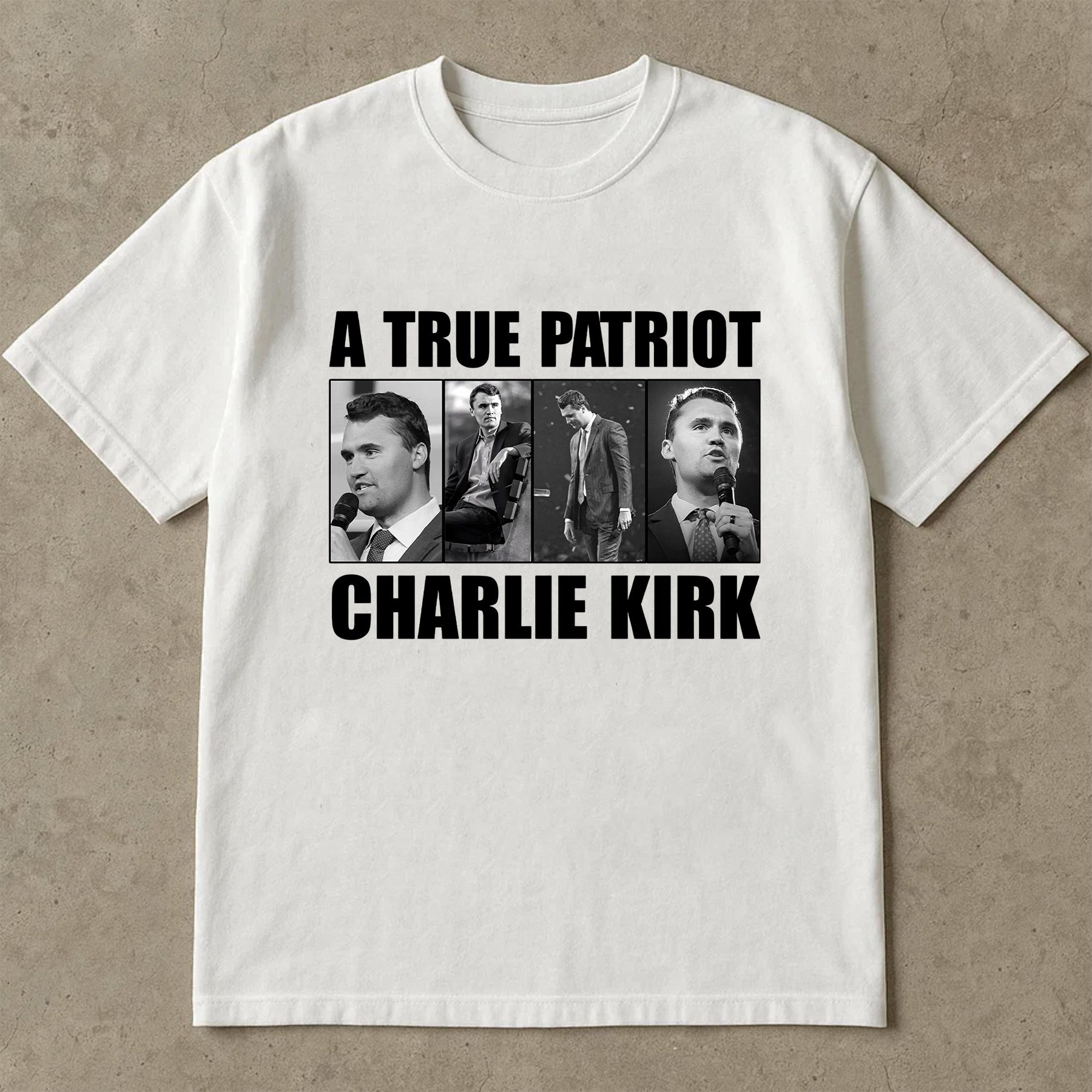 A True Patriot Charlie Kirk Shirt, Political Conservative Quote Tee, USA Freedom Patriot TShirt, America Liberty Top