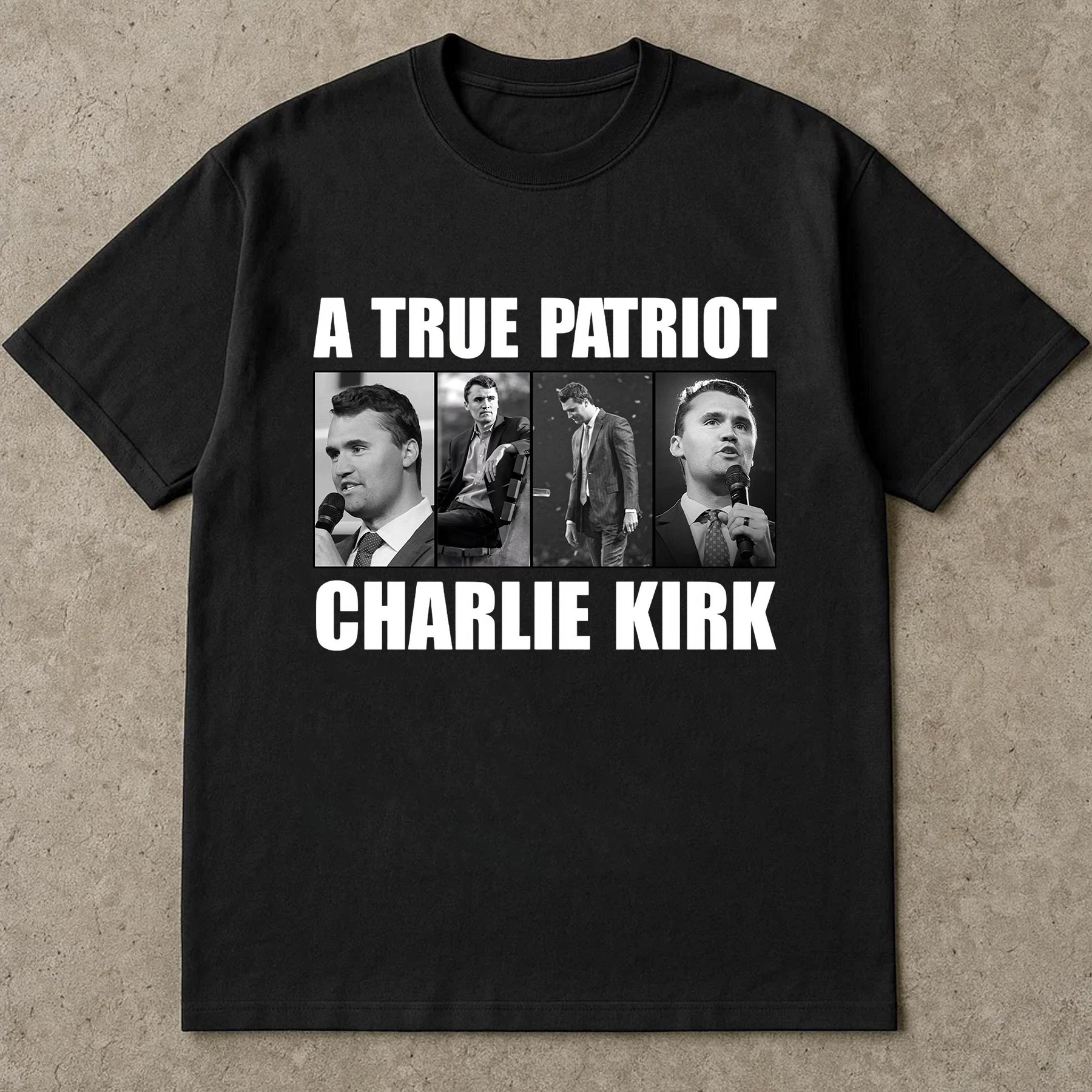 A True Patriot Charlie Kirk Shirt, Political Conservative Quote Tee, USA Freedom Patriot TShirt, America Liberty Top