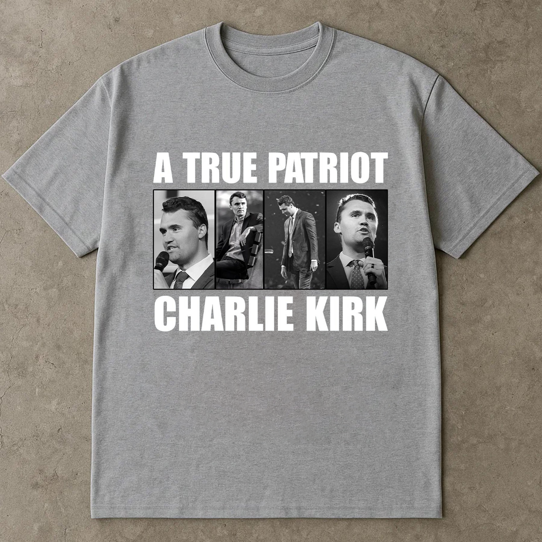 A True Patriot Charlie Kirk Shirt, Political Conservative Quote Tee, USA Freedom Patriot TShirt, America Liberty Top
