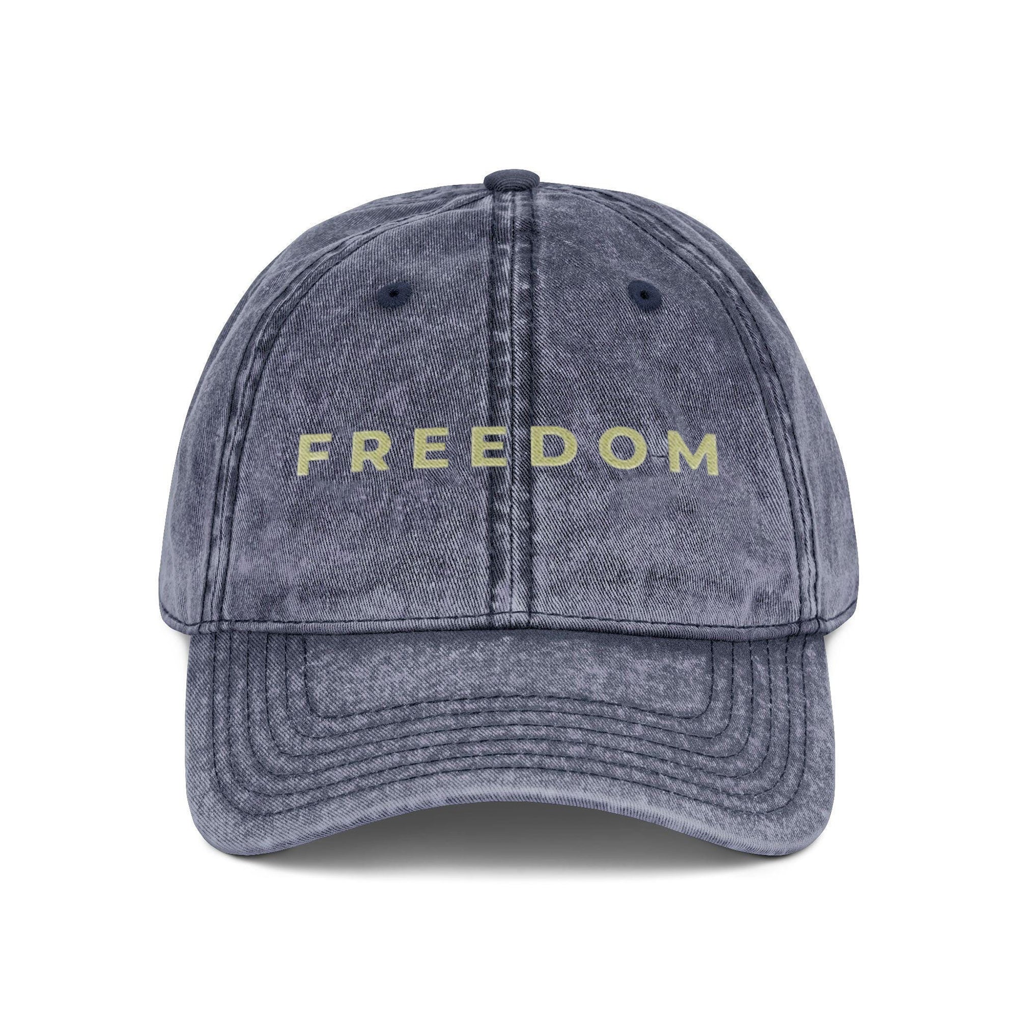 Embroidered Freedom Washed Cap, Charlie Kirk Washed Cap, A true Patriot, Politics, Rest in Peace, Embroidered Hat, Patriotic Hat, trucker hat, Freedom Cap