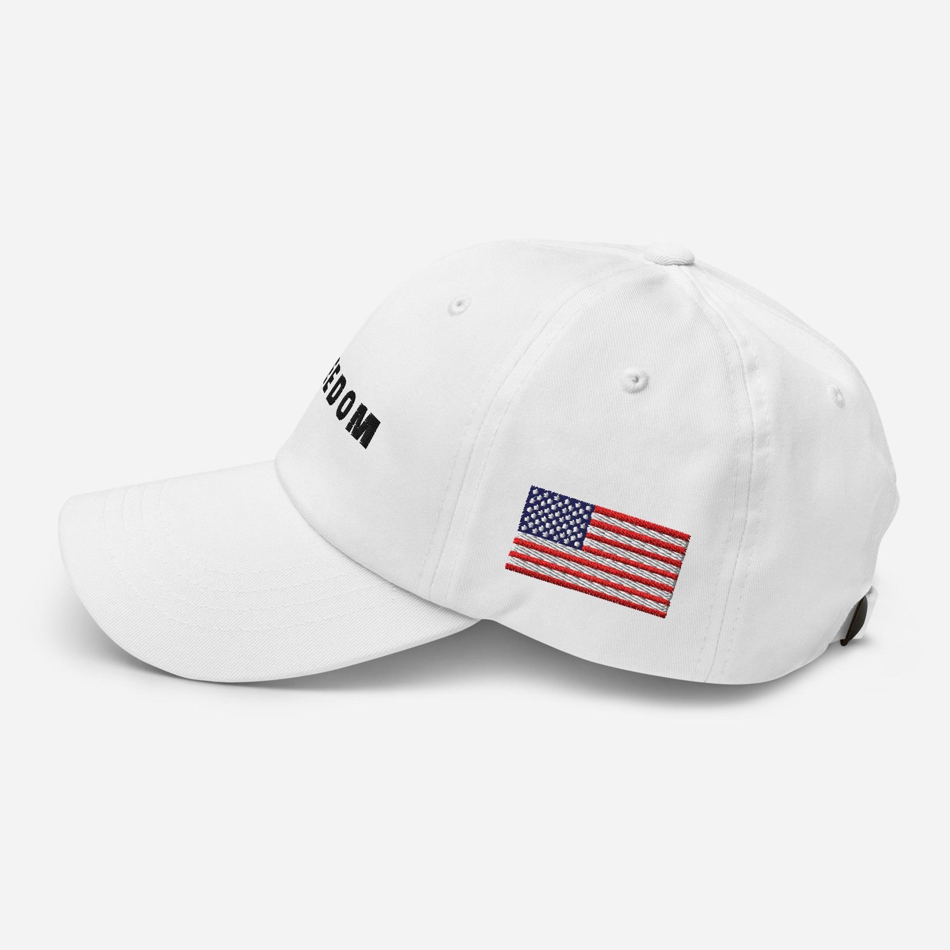 Embroidered Freedom Washed Cap, Charlie Kirk Washed Cap, A true Patriot, Politics, Rest in Peace, Embroidered Hat, Patriotic Hat, trucker hat, Freedom Cap