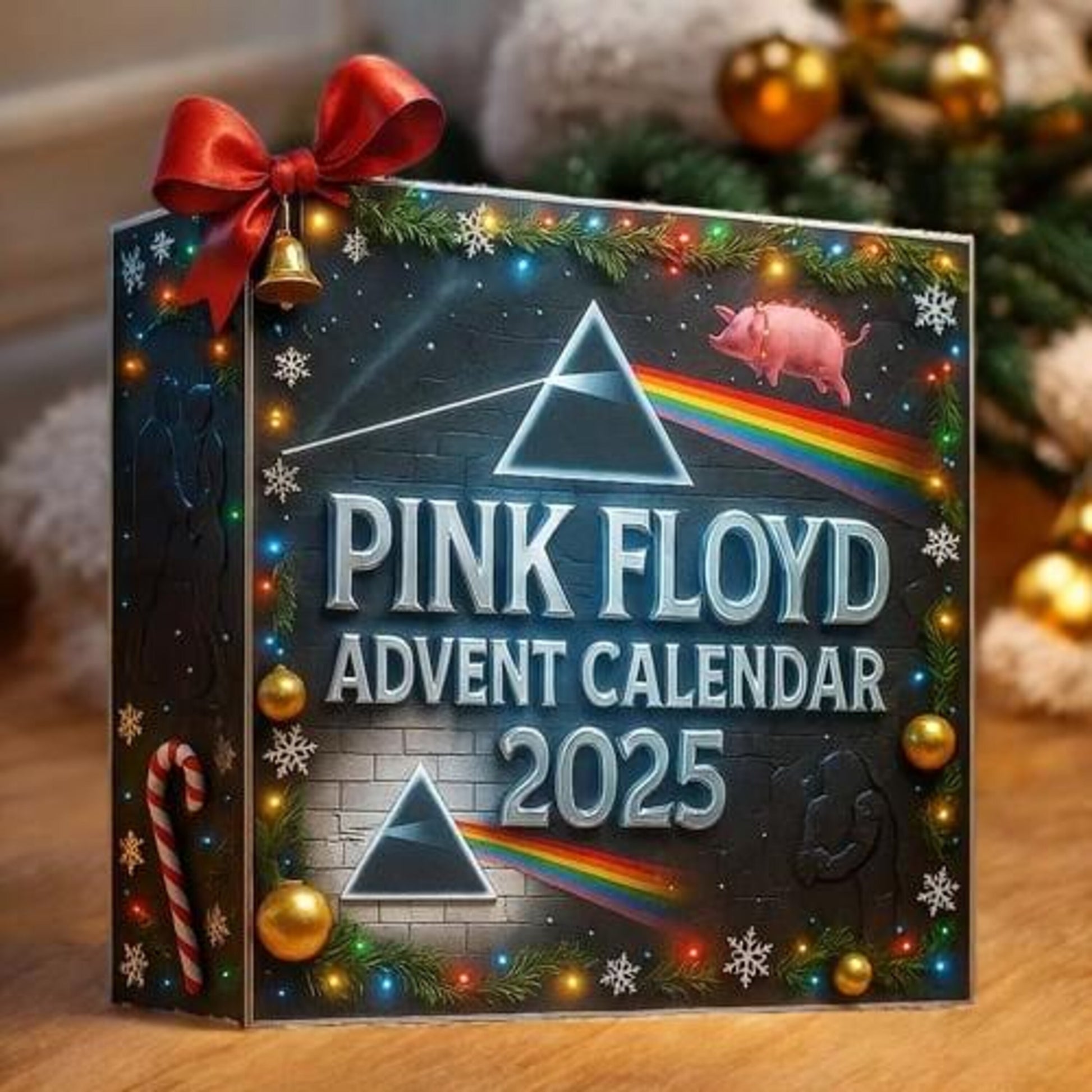 Pink Floyd Advent Calendar 2025, Music Mini Figures & Ornaments, 24 Day Christmas Countdown Gift for Fans