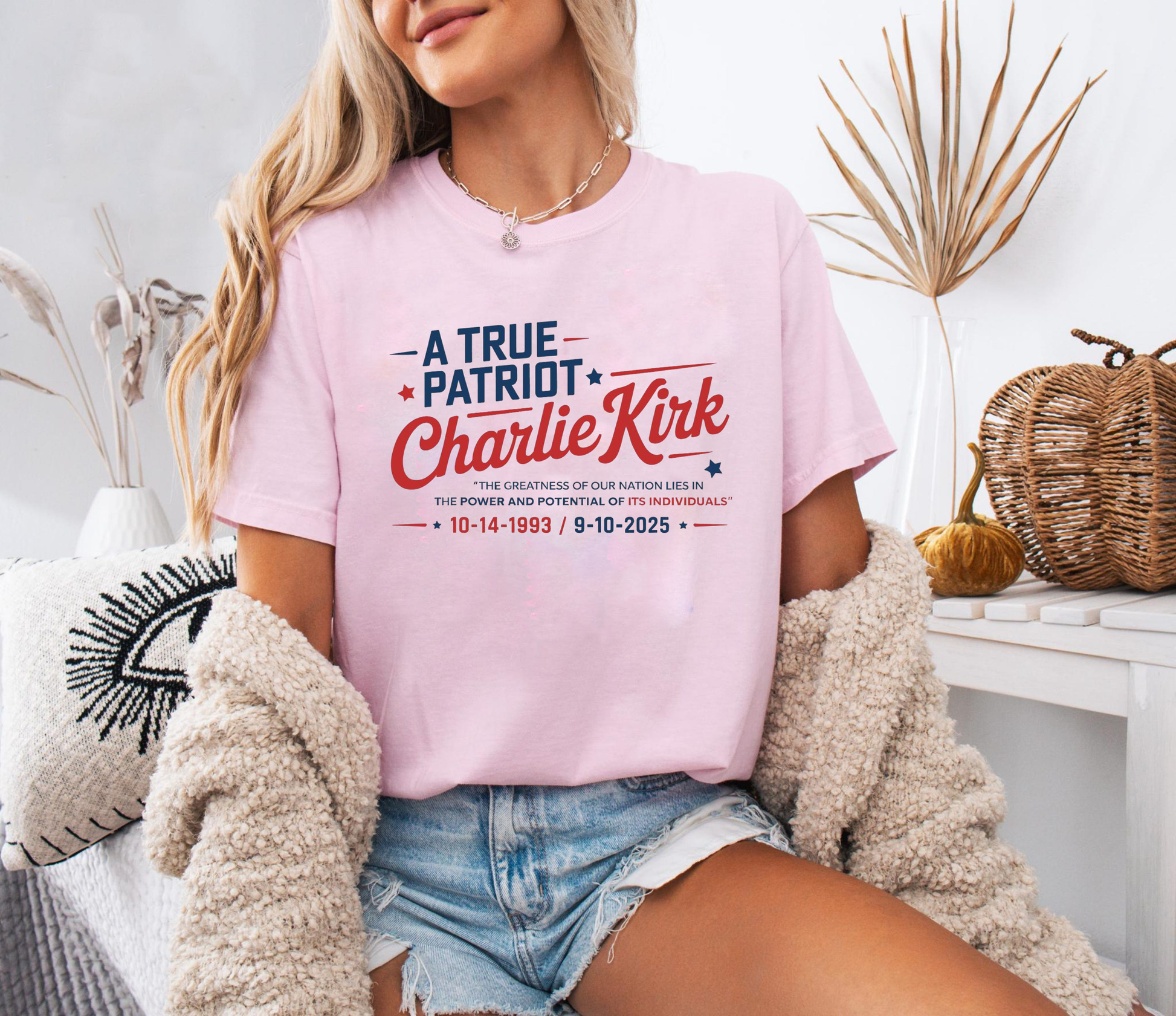 Charlie Kirk A True Patriot Shirt, America Conservative Legacy Tee, Freedom Political Quote TShirt, Patriot Memorial Top