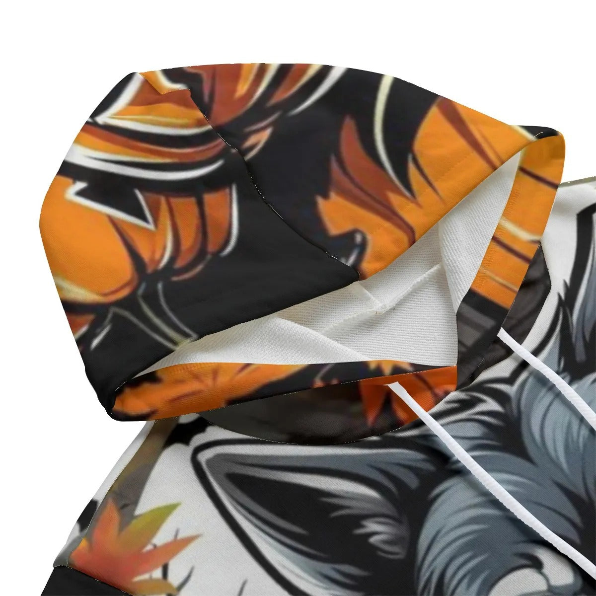 Howling Halloween Cosumes Night Wolf Pullover Hoodie, Spooky Pumpkin Bat Sweatshirt, Couples Halloween Costumes, Autumn Wolf Apparel