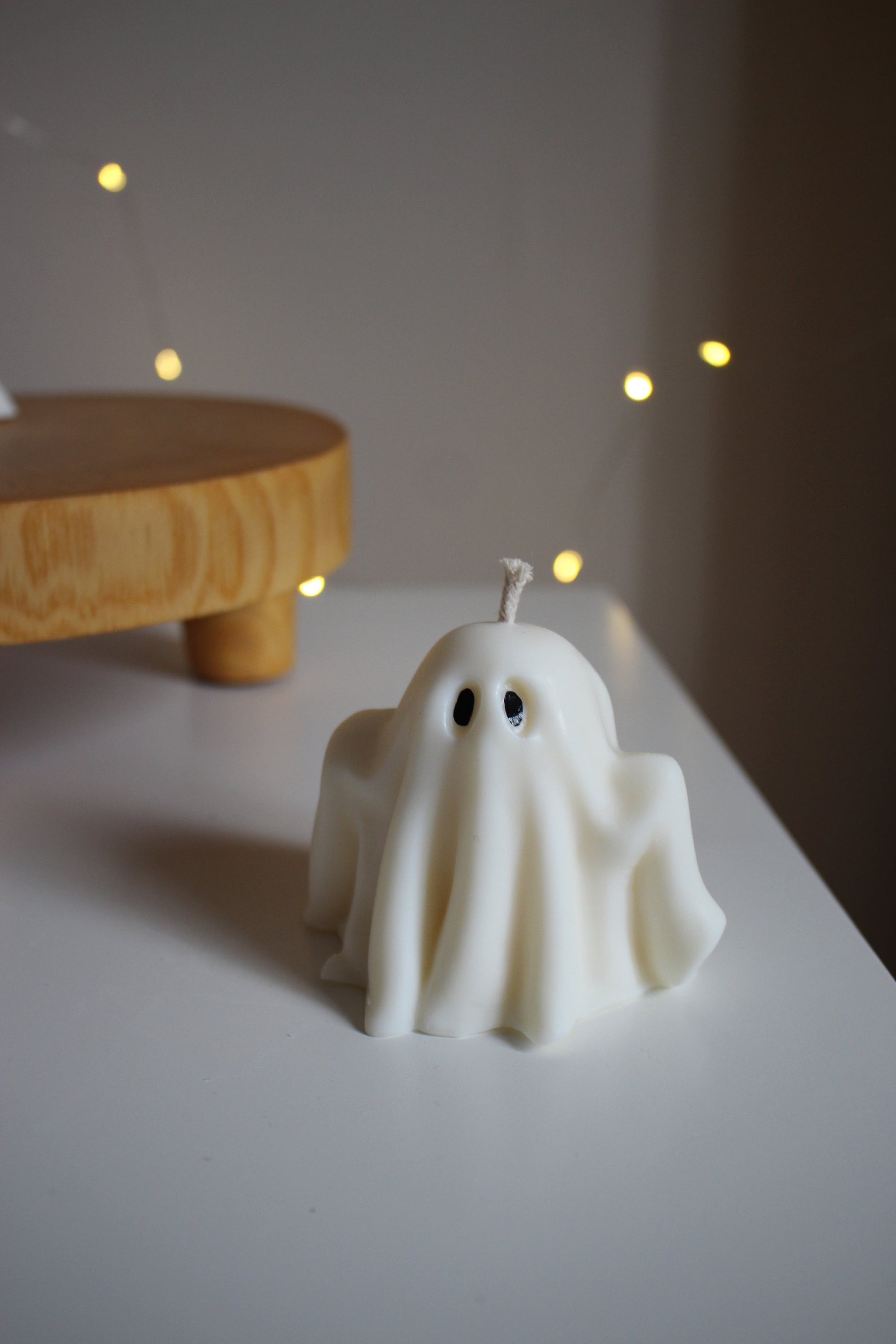 Halloween Home Decor, Handmade Ghost Candles, Halloween Candle Gift Set, Spooky Fall Home Decor, Halloween Decorations