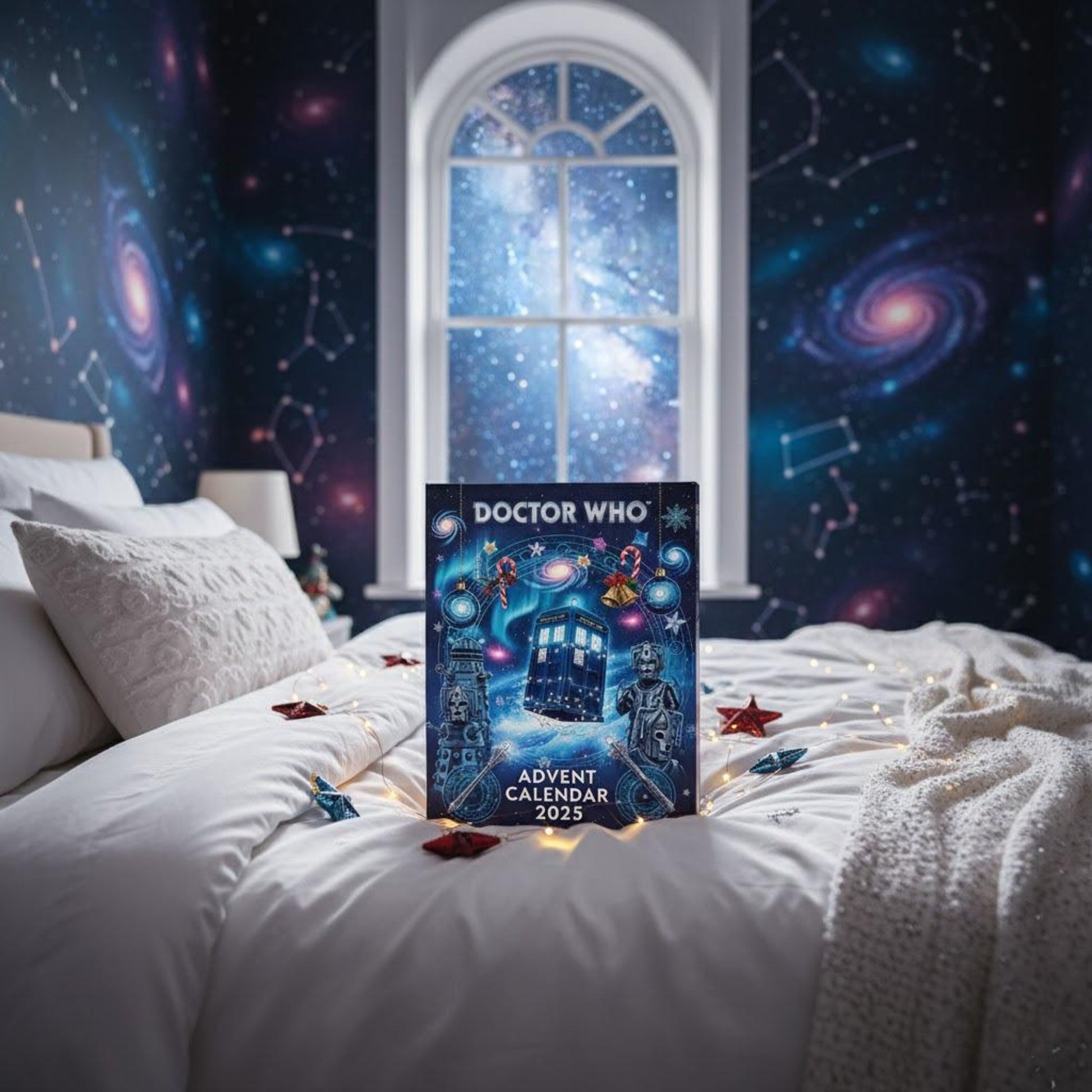Doctor Who Advent Calendar 2025, Sci-Fi Mini Figures & Ornaments, 24 Day Christmas Countdown Gift for Fans