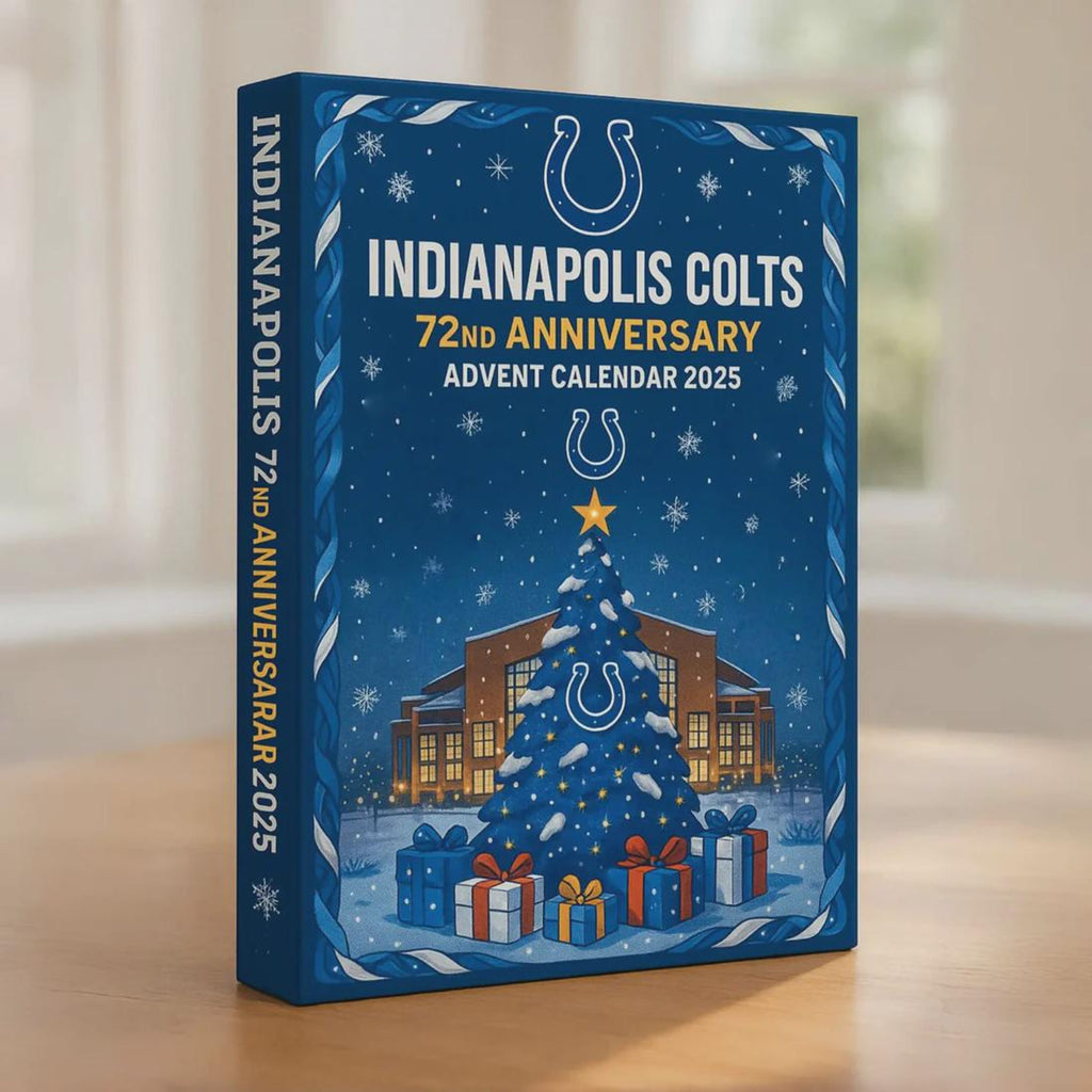 Indianapolis Colts Advent Calendar 2025, 72nd Anniversary NFL Countdown, 24 Days Mini Figures Gift