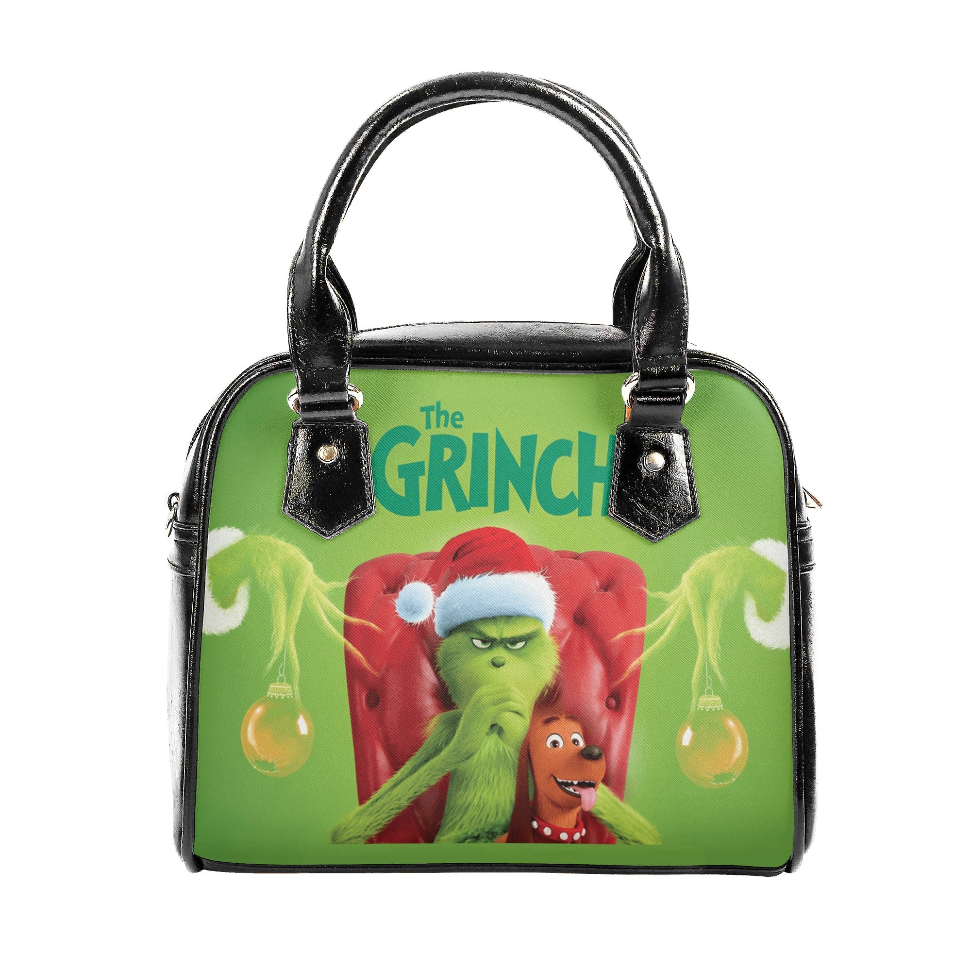 Festive Character Handbag, Cute Holiday Tote Bag, Christmas Cartoon Purse, Winter Party Gift Bag