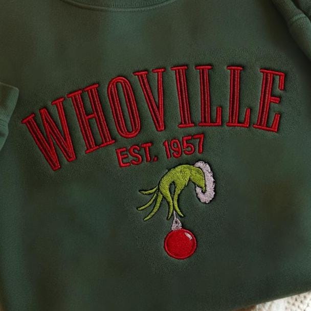 Christmas Embroidered Sweatshirt, Christmas Sweatshirt, Christmas Gifts for Friends, Christmas Gift, Funny Christmas Embroidered Sweatshirt EBAC57