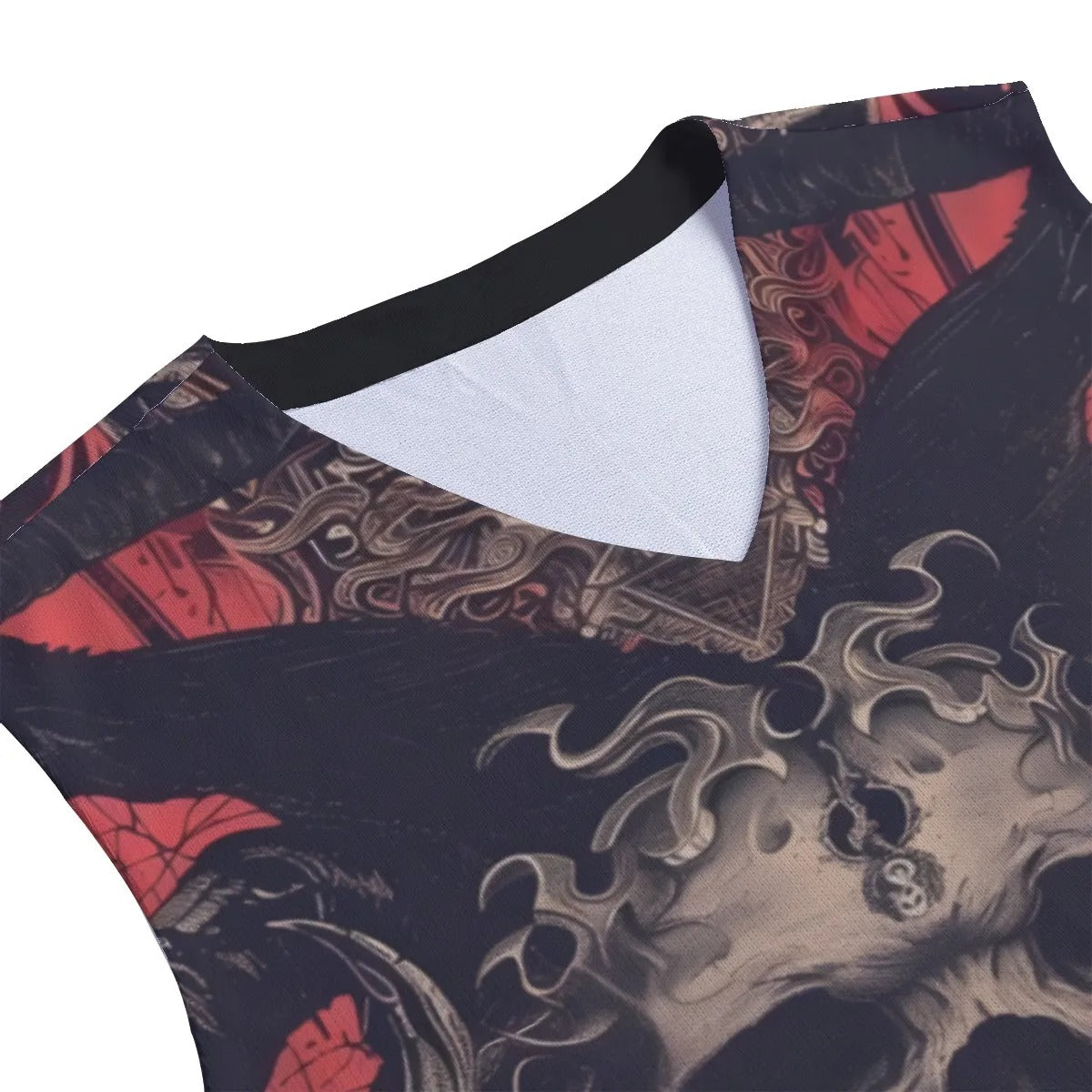 Infernal Mandala Halloween Costume Ideas Skull Tank Top, Gothic Mandala Sleeveless Shirt, Halloween Horror Nights