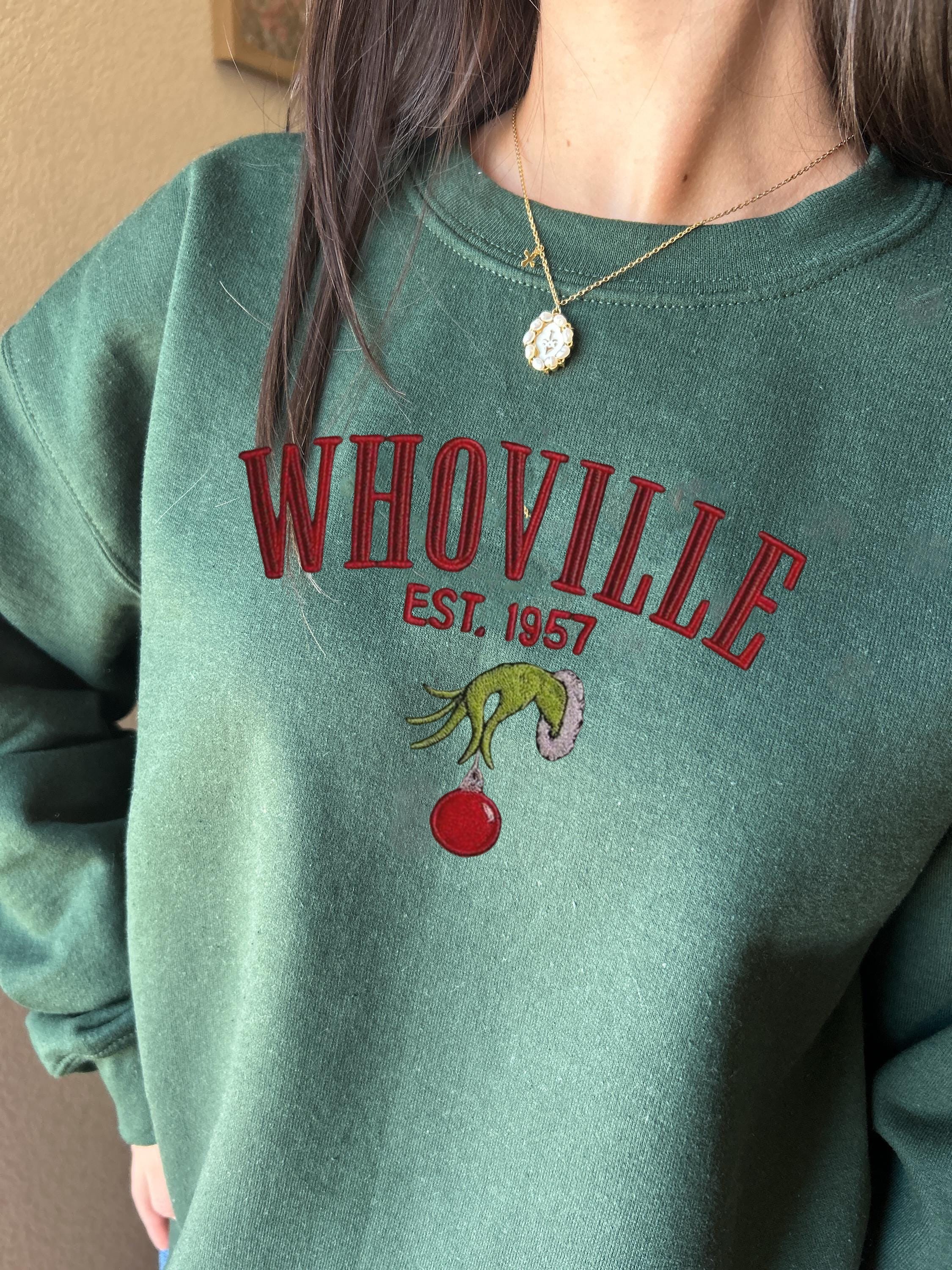 Christmas Embroidered Sweatshirt, Christmas Sweatshirt, Christmas Gifts for Friends, Christmas Gift, Funny Christmas Embroidered Sweatshirt EBAC57