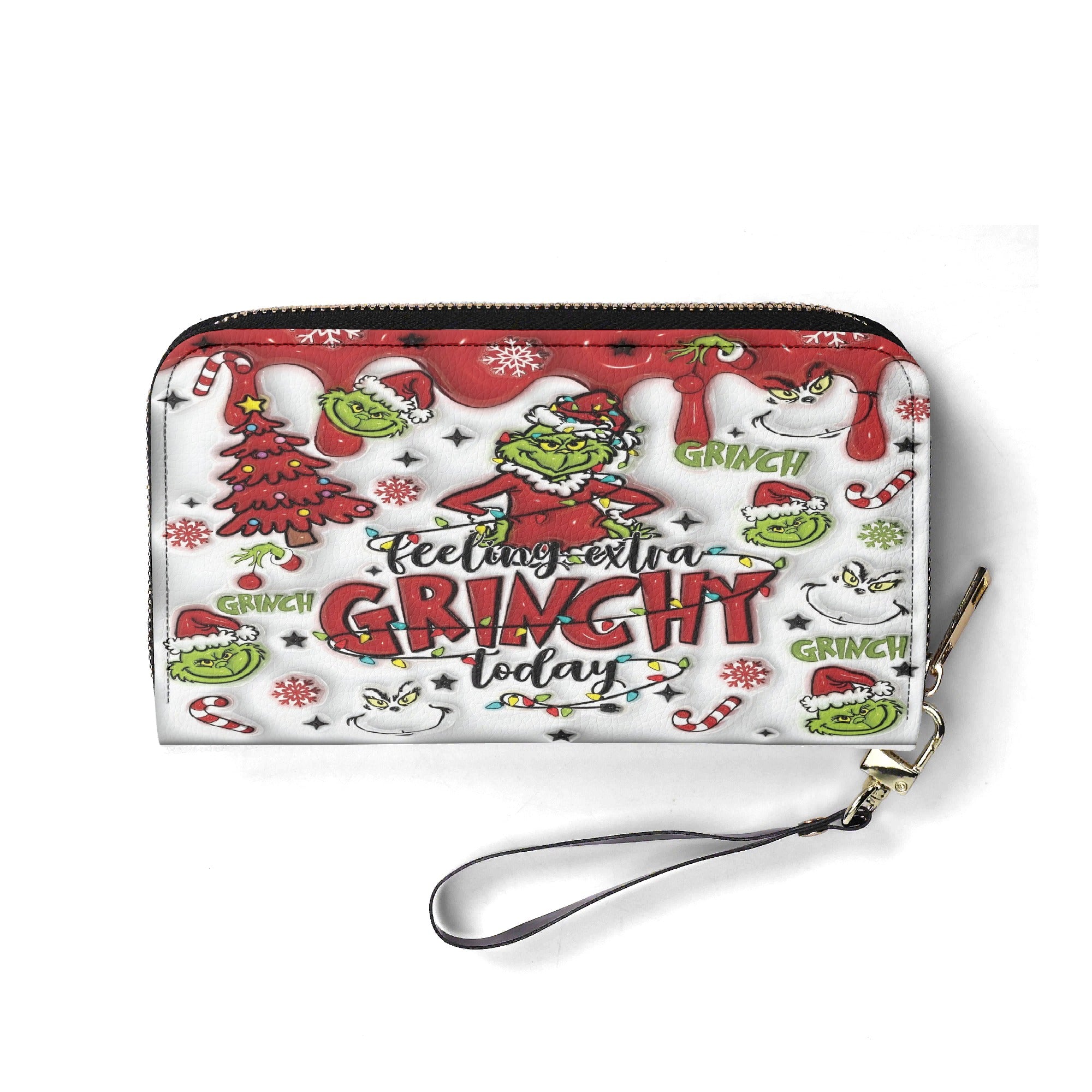 Holiday Vibes Handbag, Funny Christmas Handbag, Festive Character Tote Bag, Winter Party Shoulder Bag, Christmas Gifts