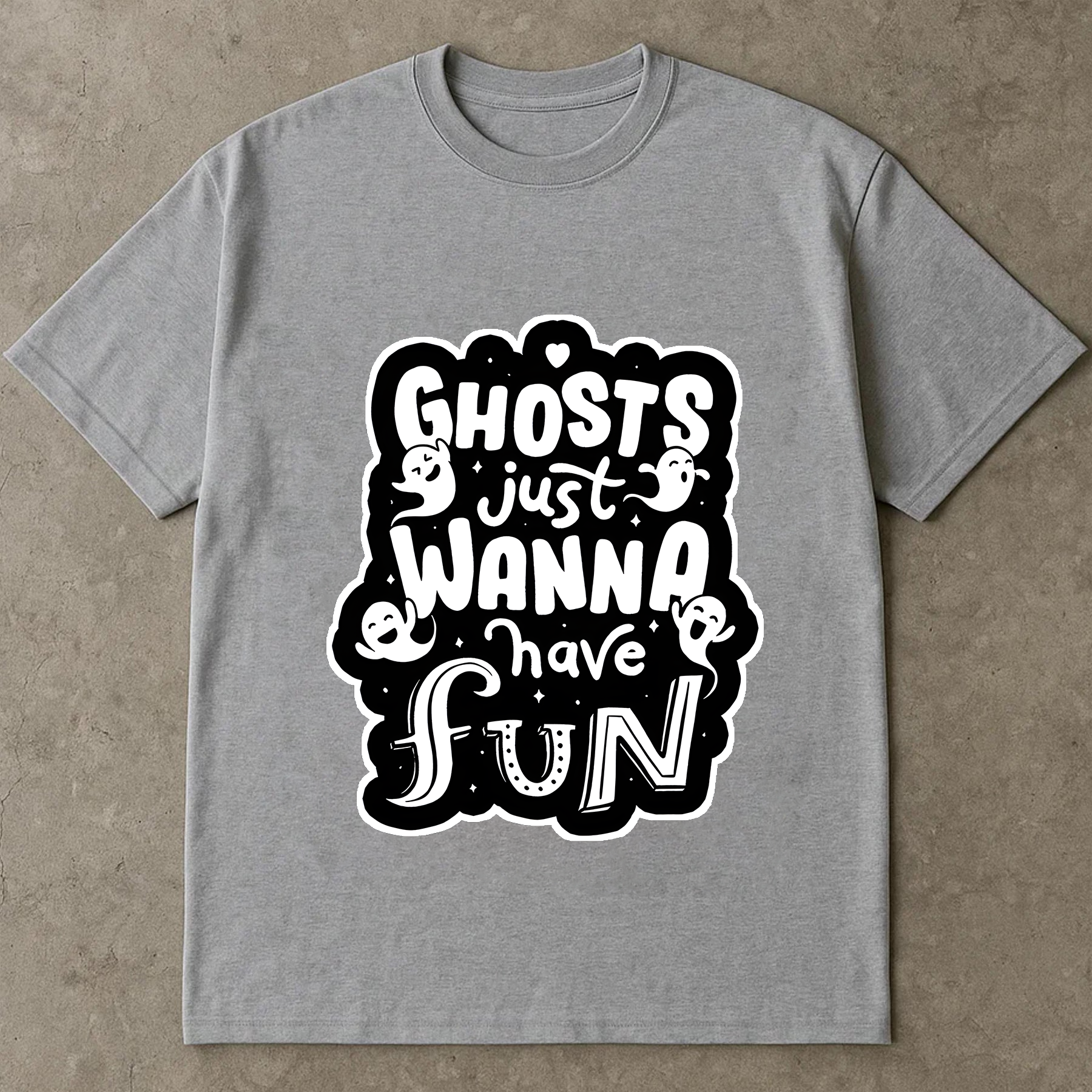 Ghosts Just Wanna Have Fun Shirt, Funny Halloween Shirt, Cute Ghost T-Shirt, Spooky Season Shirt