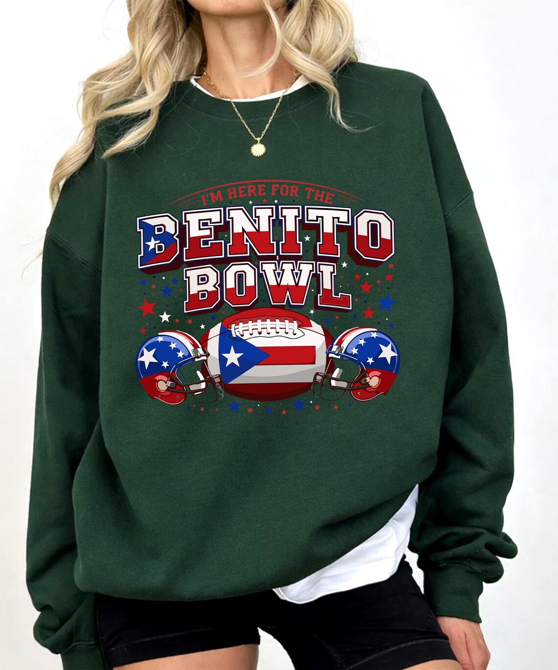Benito Bowl Shirt – Funny Football Music Fan Shirt Puerto Rico, Latin Music Super Bowl Style Game Day Shirt
