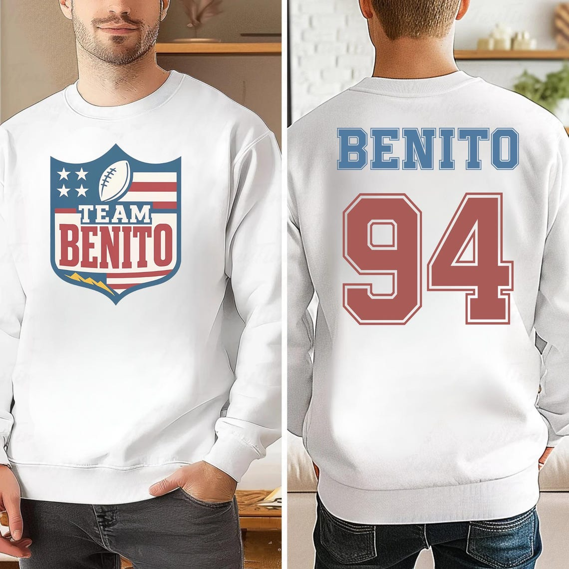 Benito Bowl Sweatshirt – 2026 Super Football Game Day Top, Puerto Rico Fan Shirt Benito 94