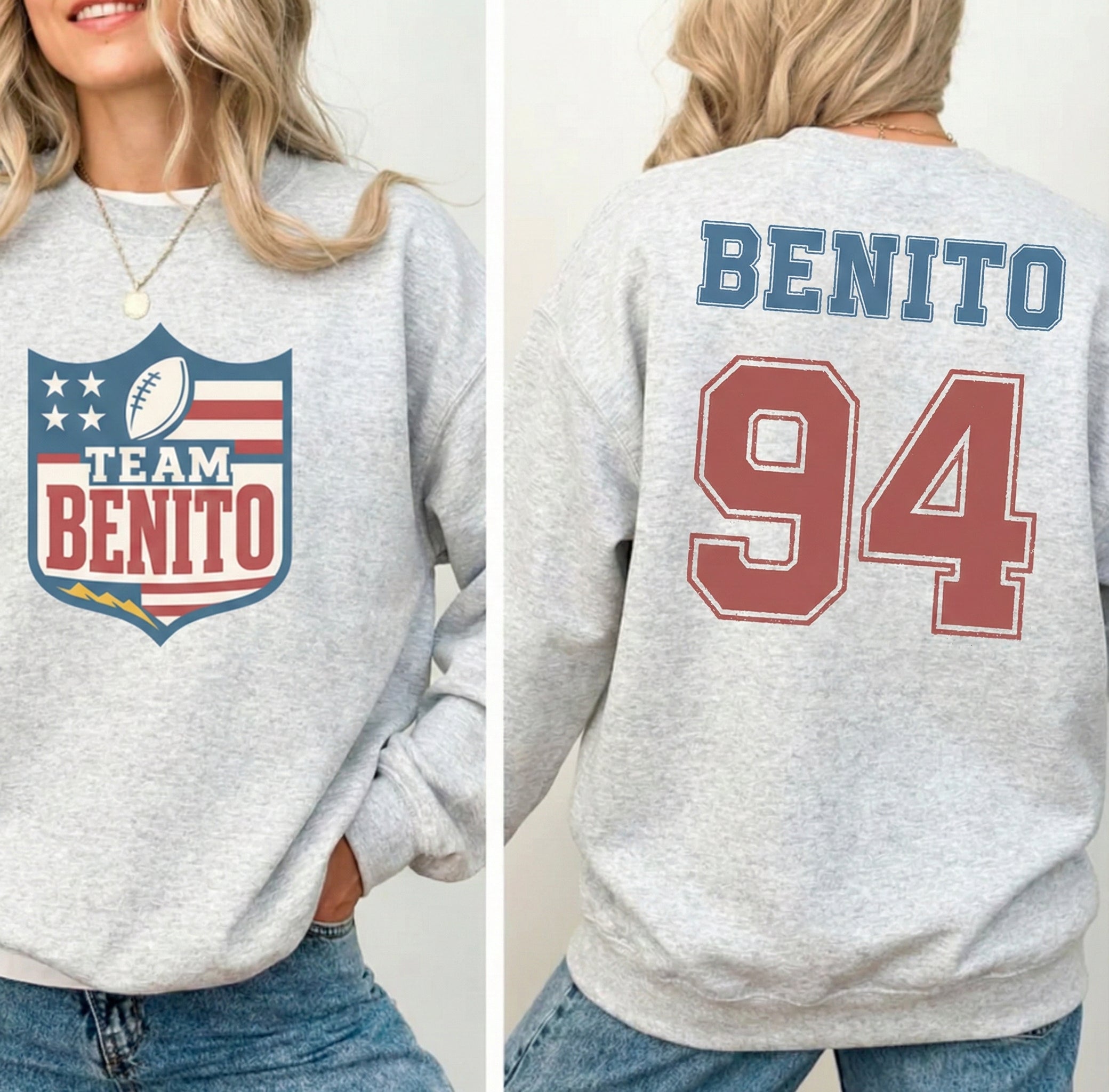 Benito Bowl Sweatshirt – 2026 Super Football Game Day Top, Puerto Rico Fan Shirt Benito 94