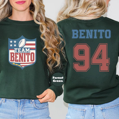 Benito Bowl Sweatshirt – 2026 Super Football Game Day Top, Puerto Rico Fan Shirt Benito 94