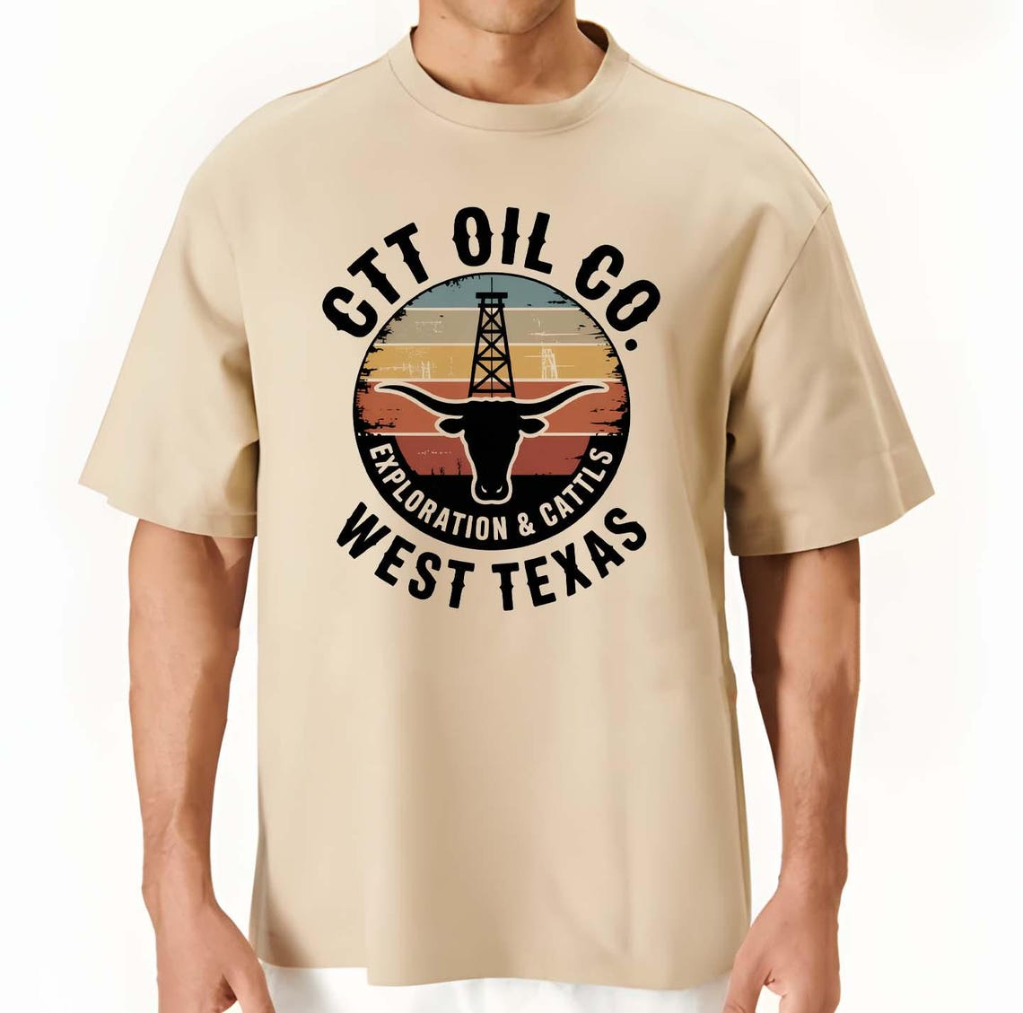 CTT Oil Co Exploration & Cattle West Texas Shirt – Vintage Oilfield Ranch Western Landman Tee