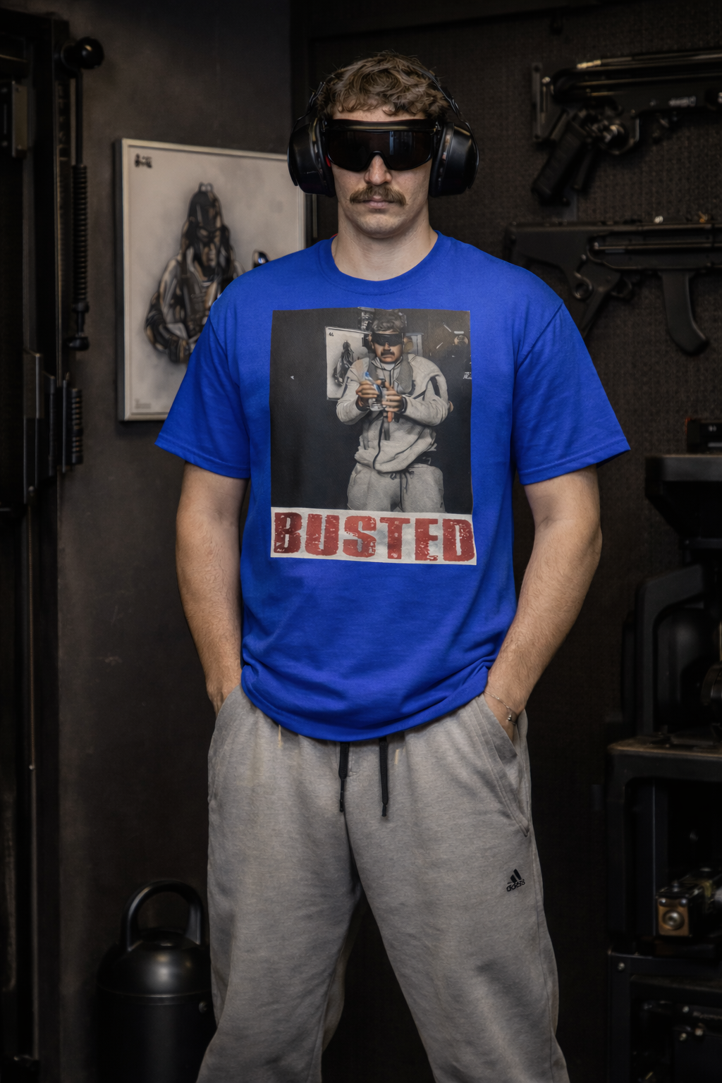 Busted Graphic T-Shirt, Bold Statement Meme Tee, Viral Streetwear Shirt, Unisex Graphic T Shirt