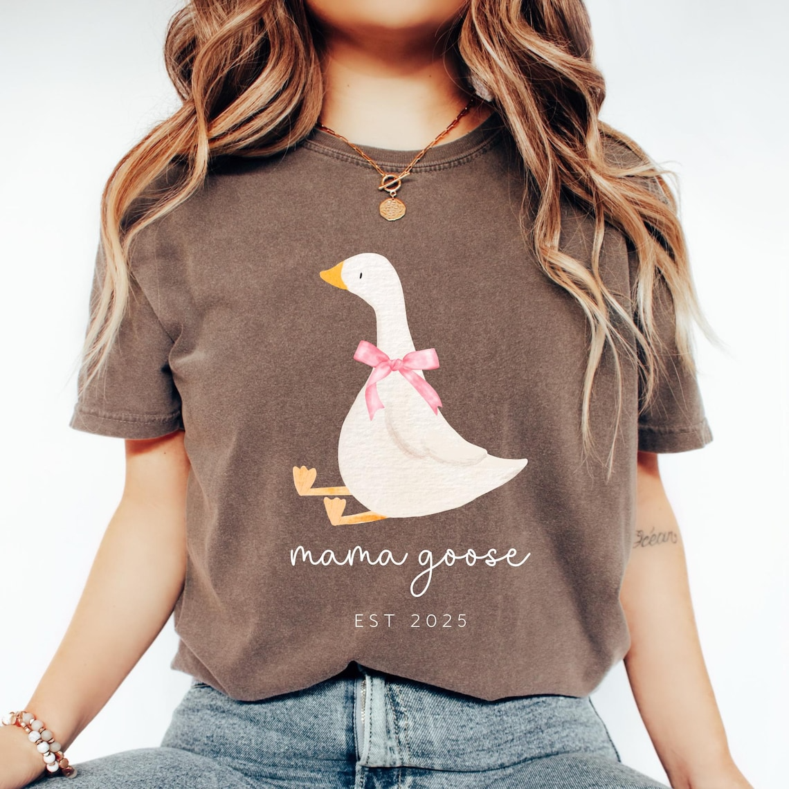 Custom Mama Goose Shirt, Silly Goose Mom Shirt, Pregnancy Announcement Shirt, Baby Shower Gift, Mother’s Day Gift