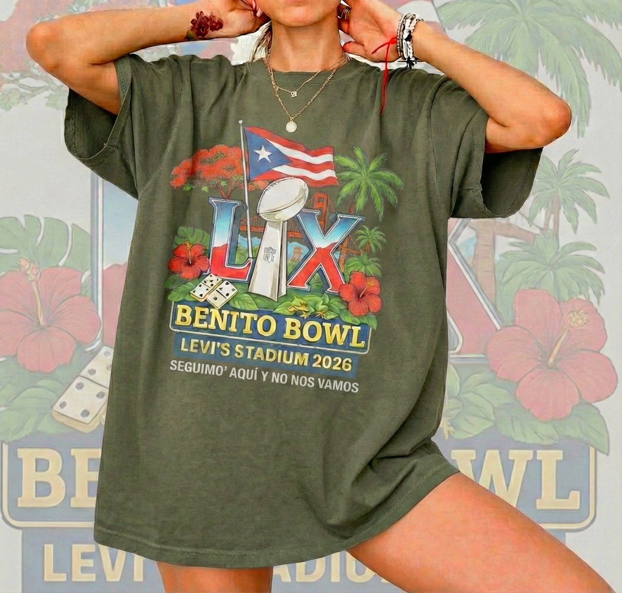 Comfort Colors Benito Bowl Shirt – Football Fan Graphic Tee, Vintage Style Game Day Shirt