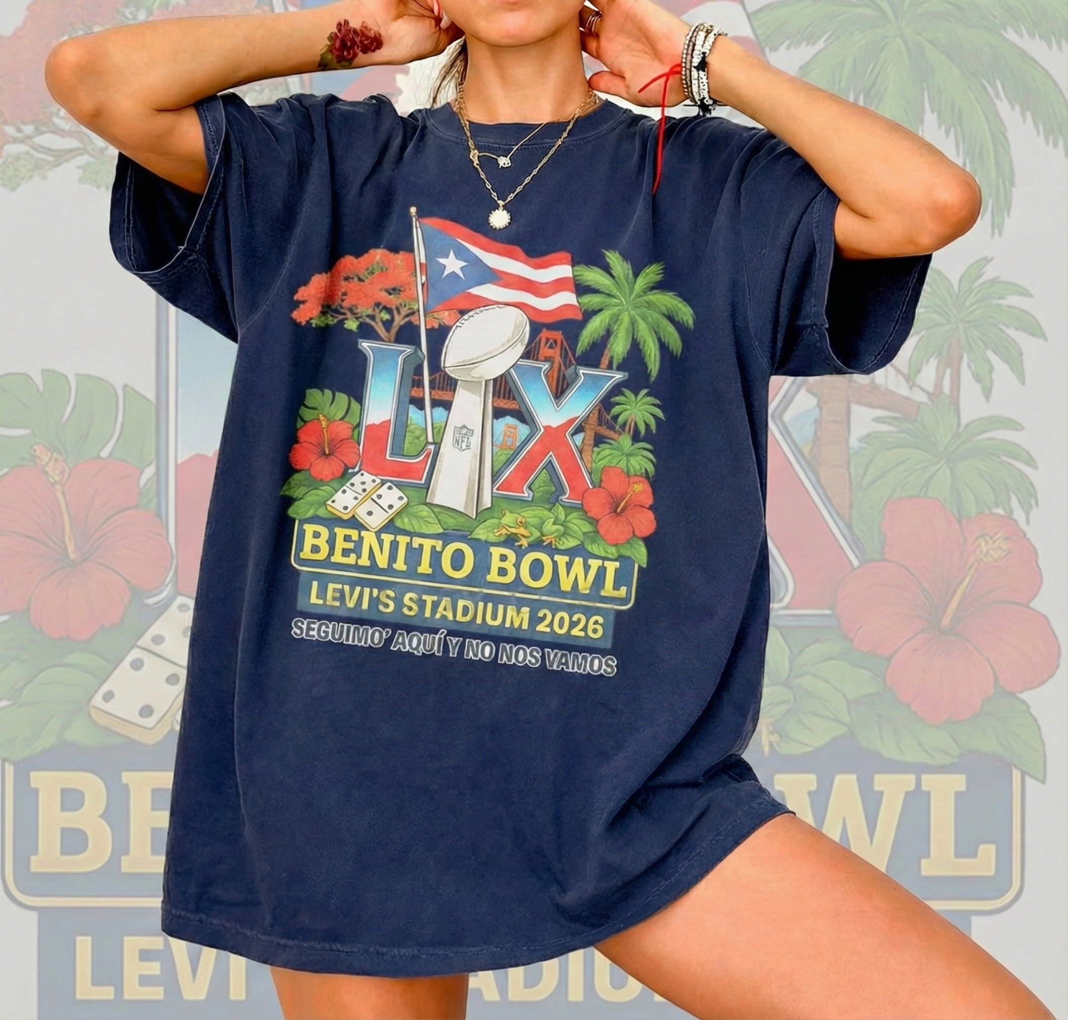 Comfort Colors Benito Bowl Shirt – Football Fan Graphic Tee, Vintage Style Game Day Shirt