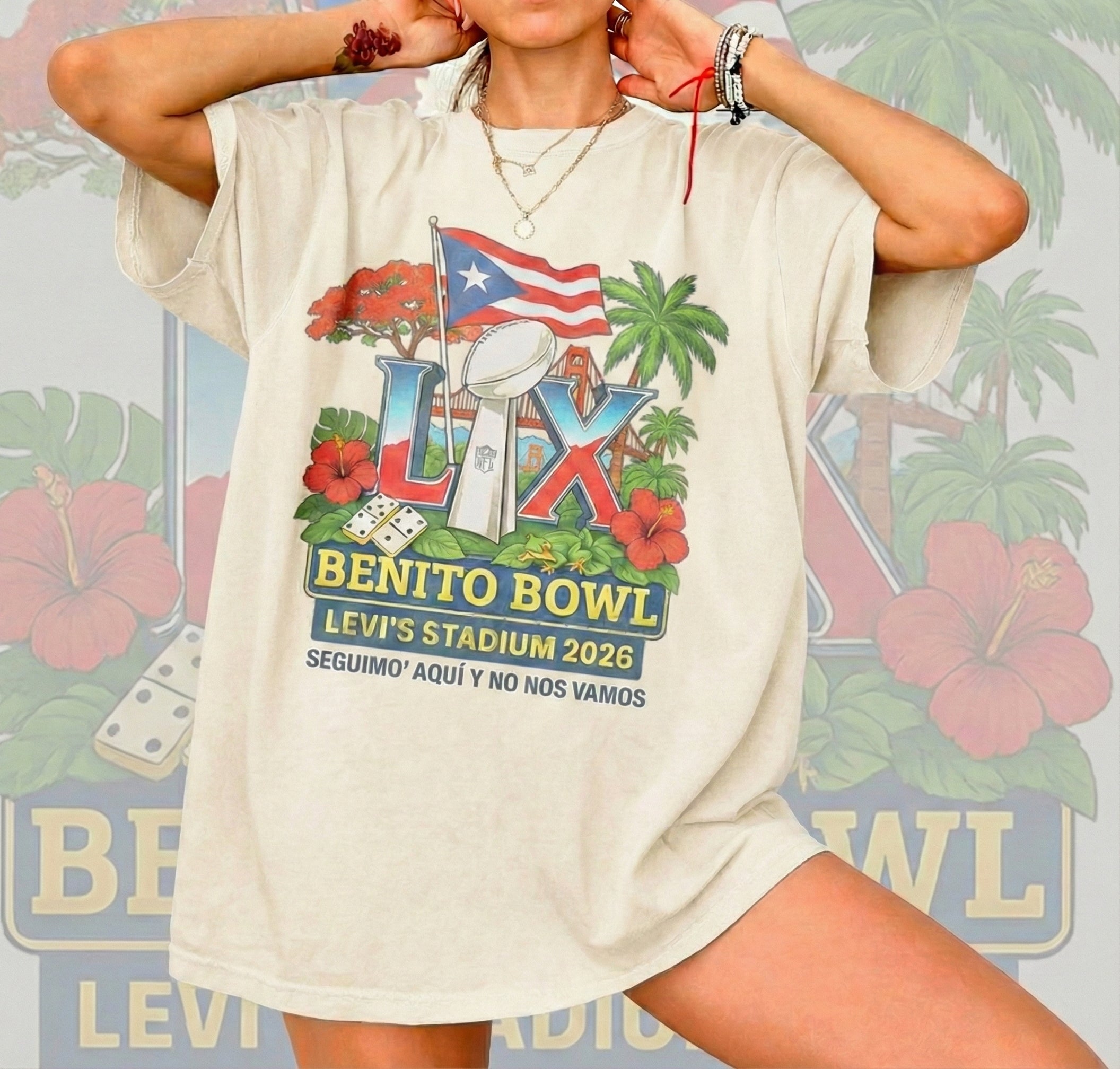 Comfort Colors Benito Bowl Shirt – Football Fan Graphic Tee, Vintage Style Game Day Shirt