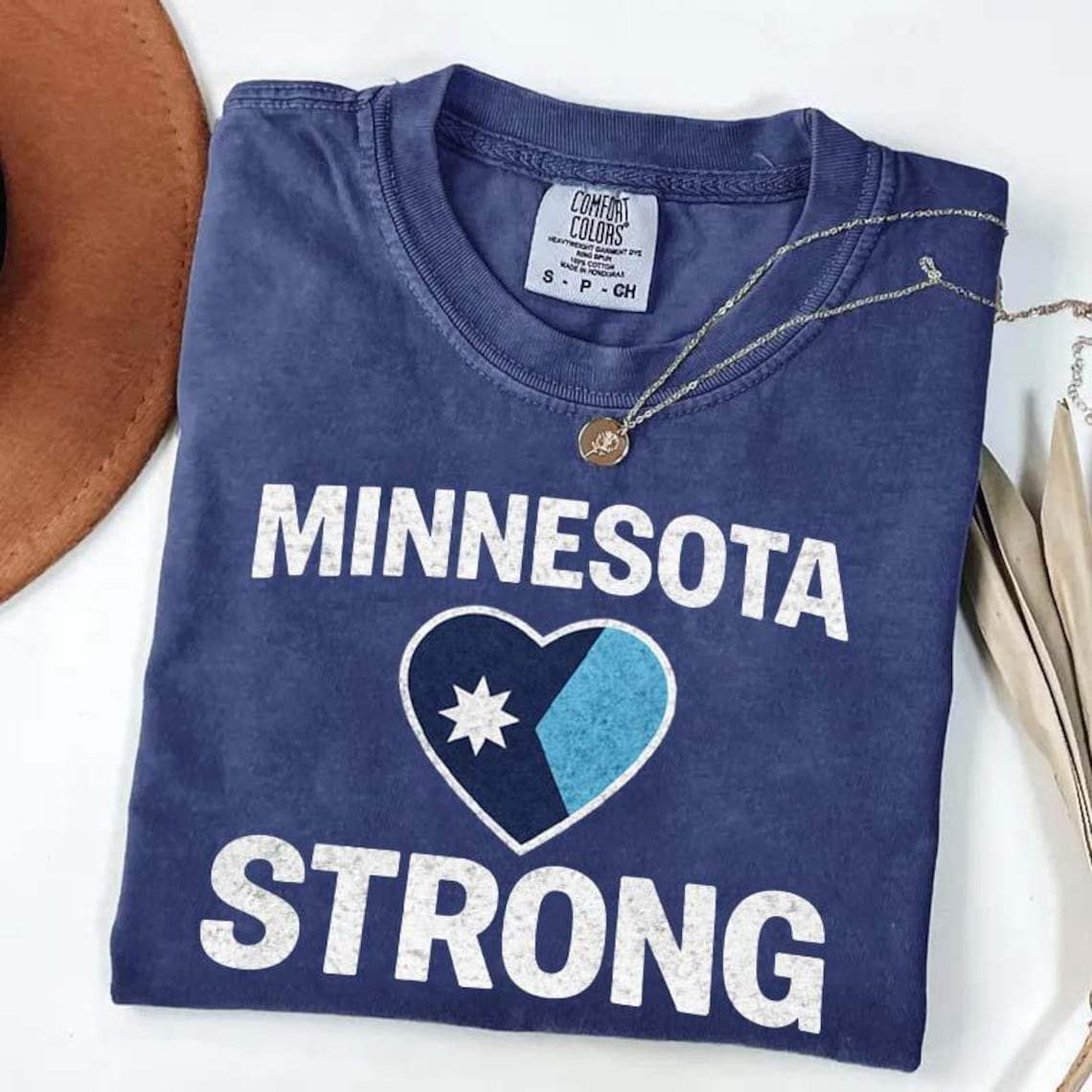 Minnesota Strong Graphic Shirt – Community Support & State Pride Political Tee