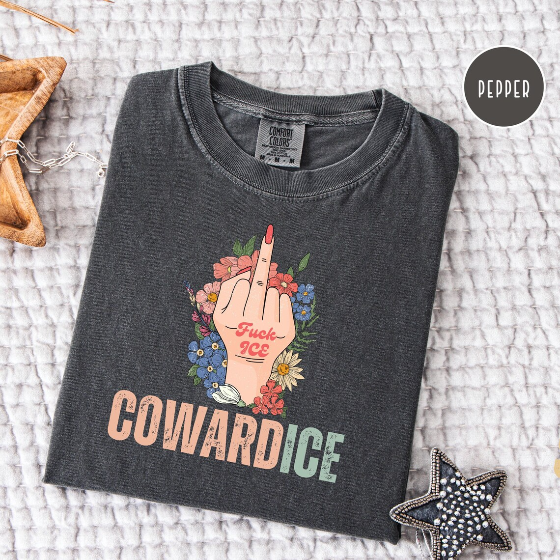 Cowardice Anti-ICE Shirt, Fuck ICE Protest Tee, Unisex Activist Apparel