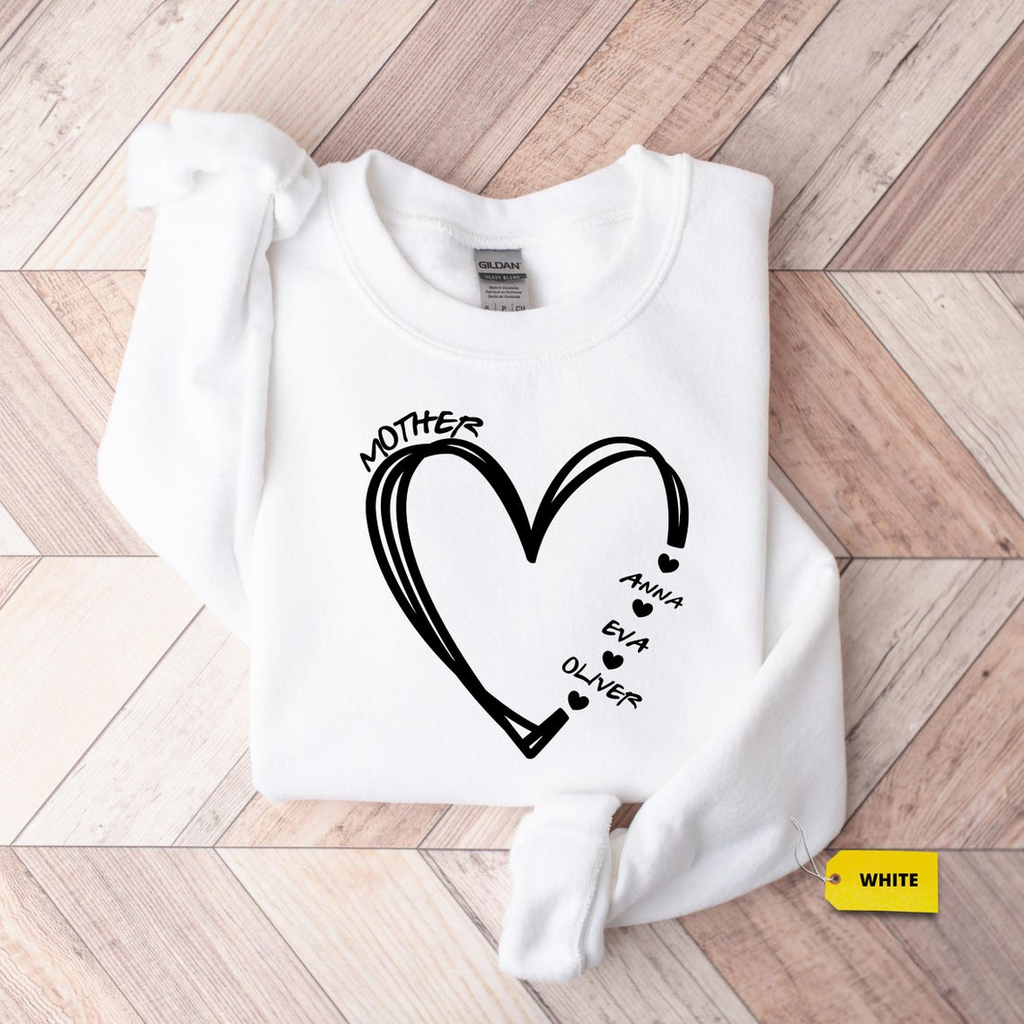 Custom Mama Shirt with Kids Names, Personalized Mom Shirt, Custom Grandma Shirt, Mother’s Day Gift