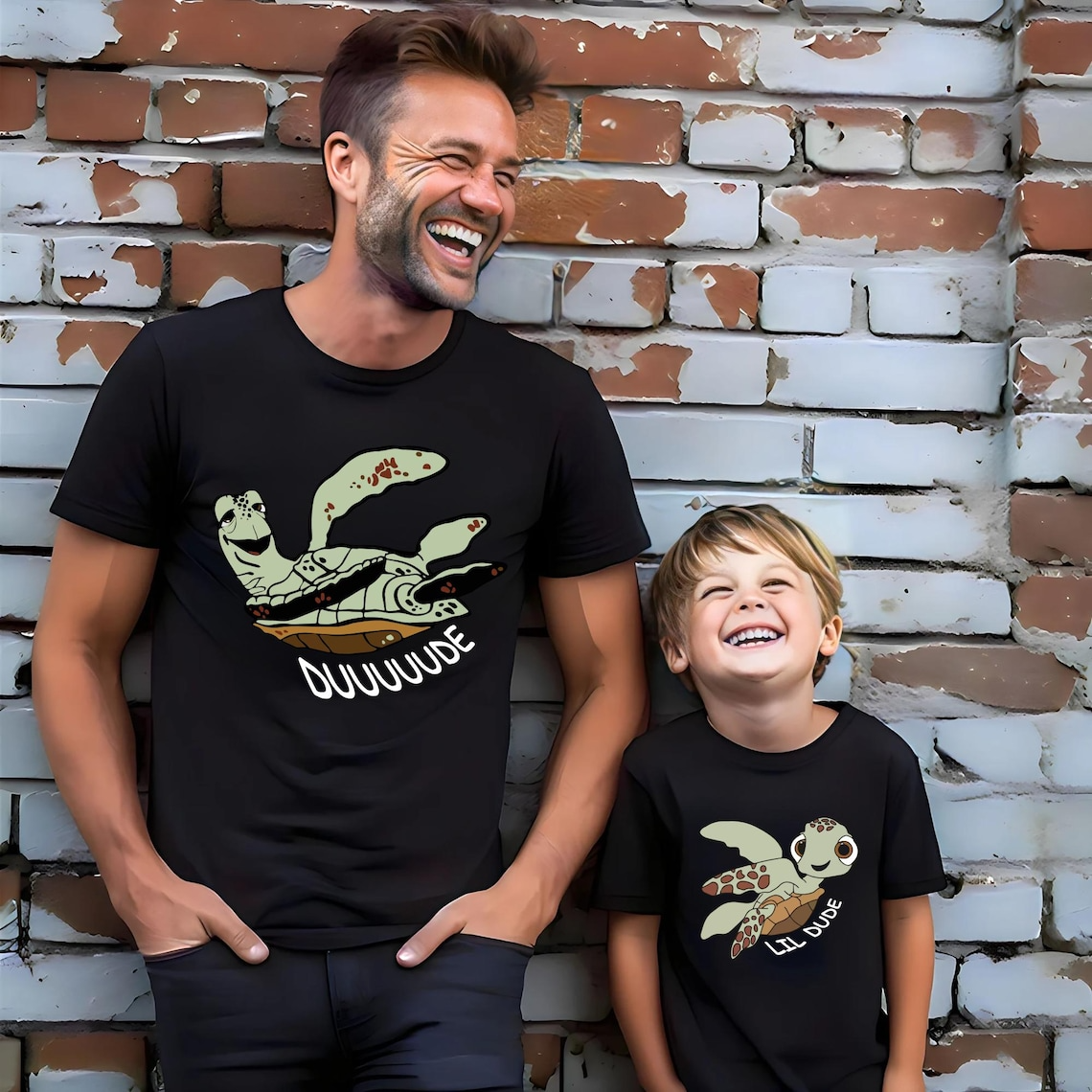 Dude and Lil Dude Matching Shirts, Father And Son Shirt, Theme Park Family Trip Shirt, Father’s Day Gift