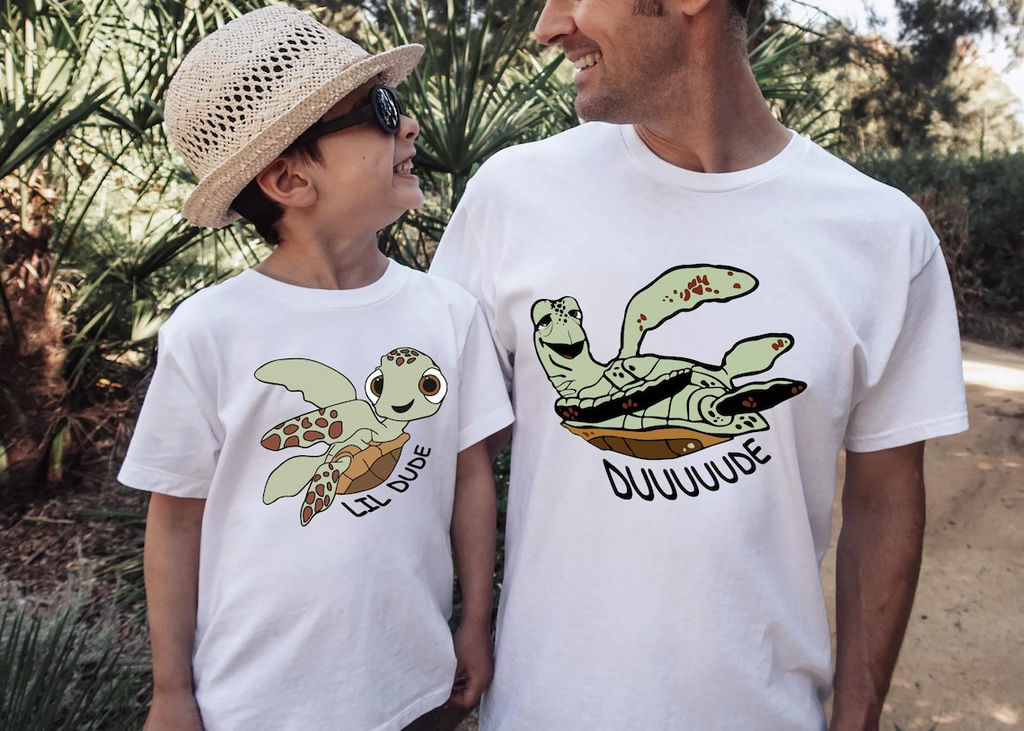 Dude and Lil Dude Matching Shirts, Father And Son Shirt, Theme Park Family Trip Shirt, Father’s Day Gift