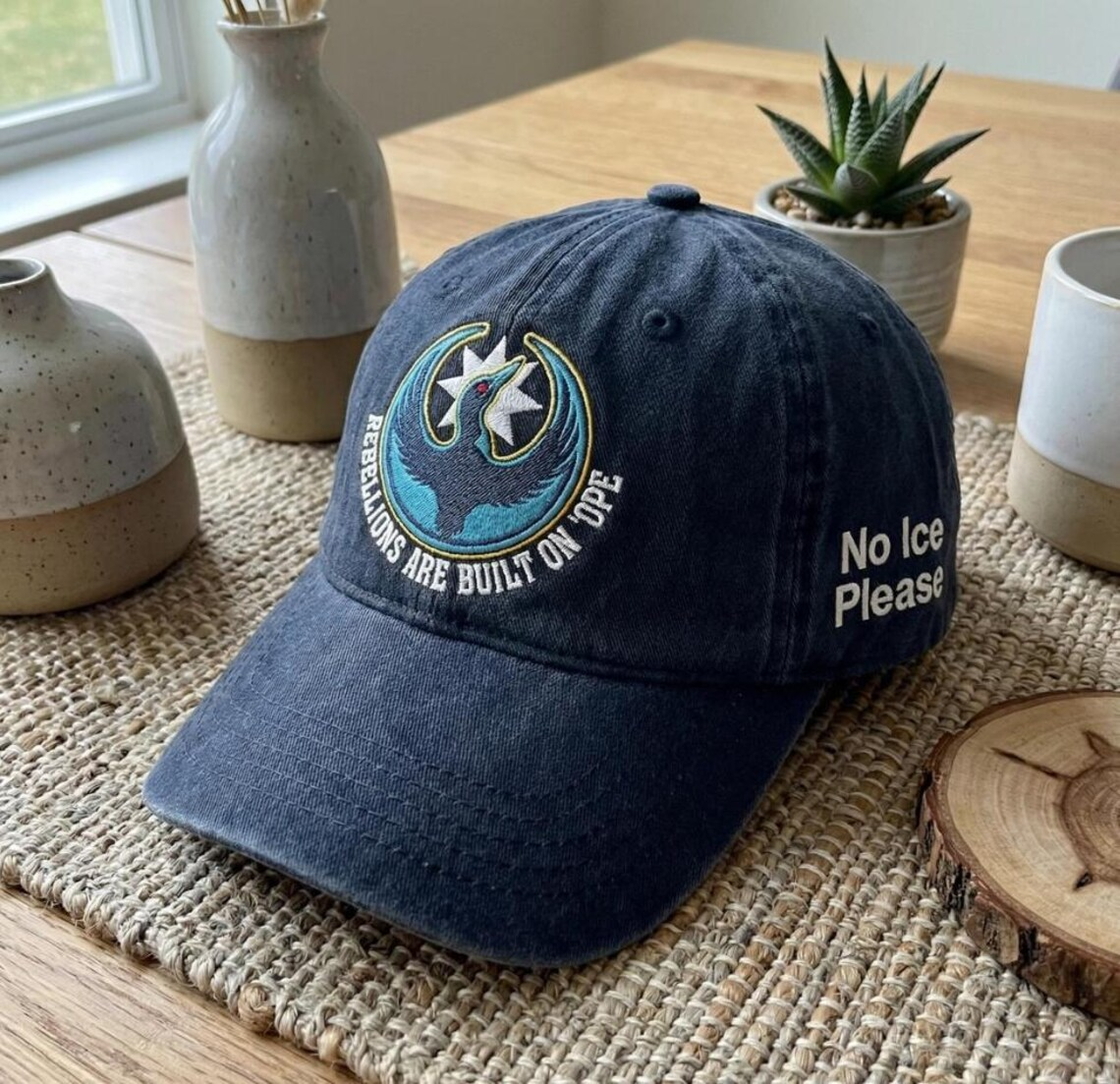 Embroidered Minnesota Rebel Alliance Dad Hat – Immigration Political Cap