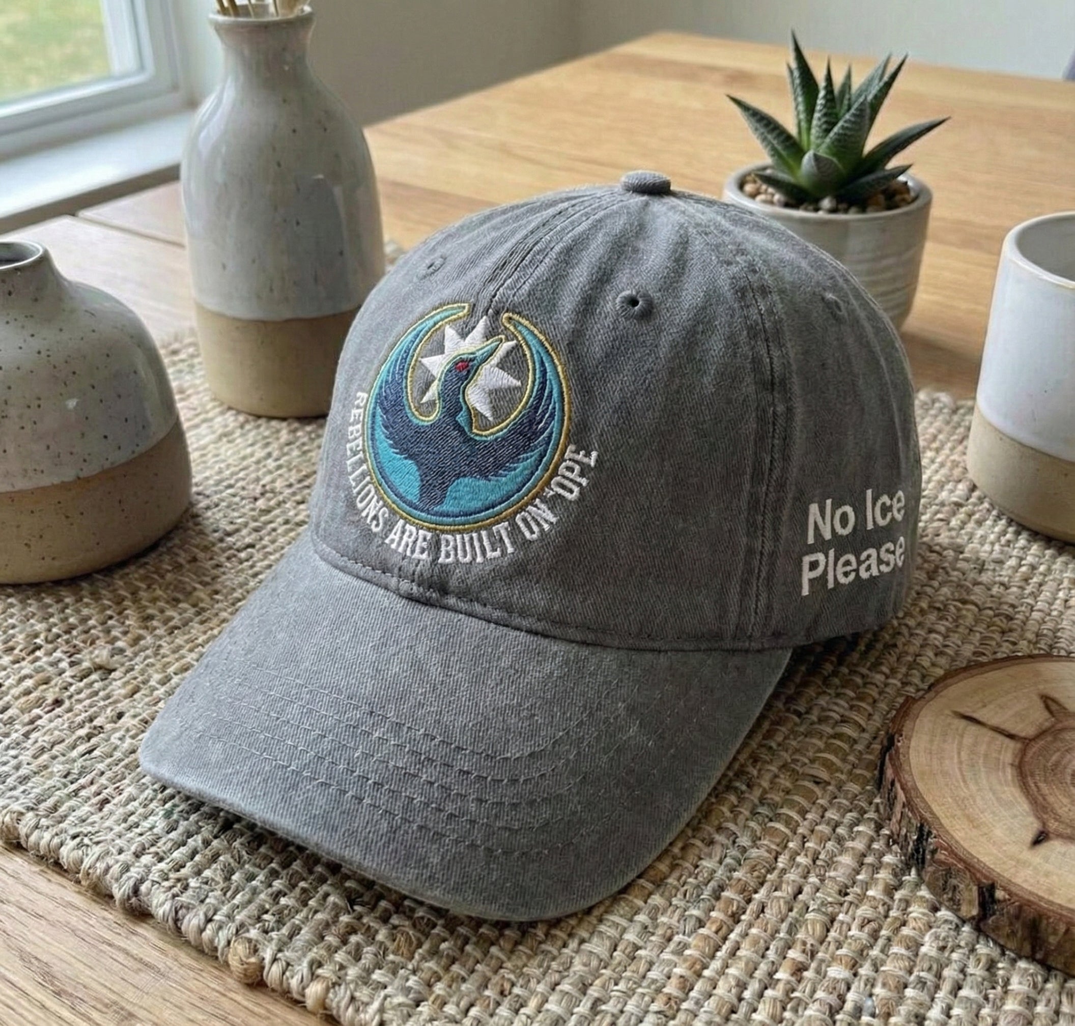 Embroidered Minnesota Rebel Alliance Dad Hat – Immigration Political Cap