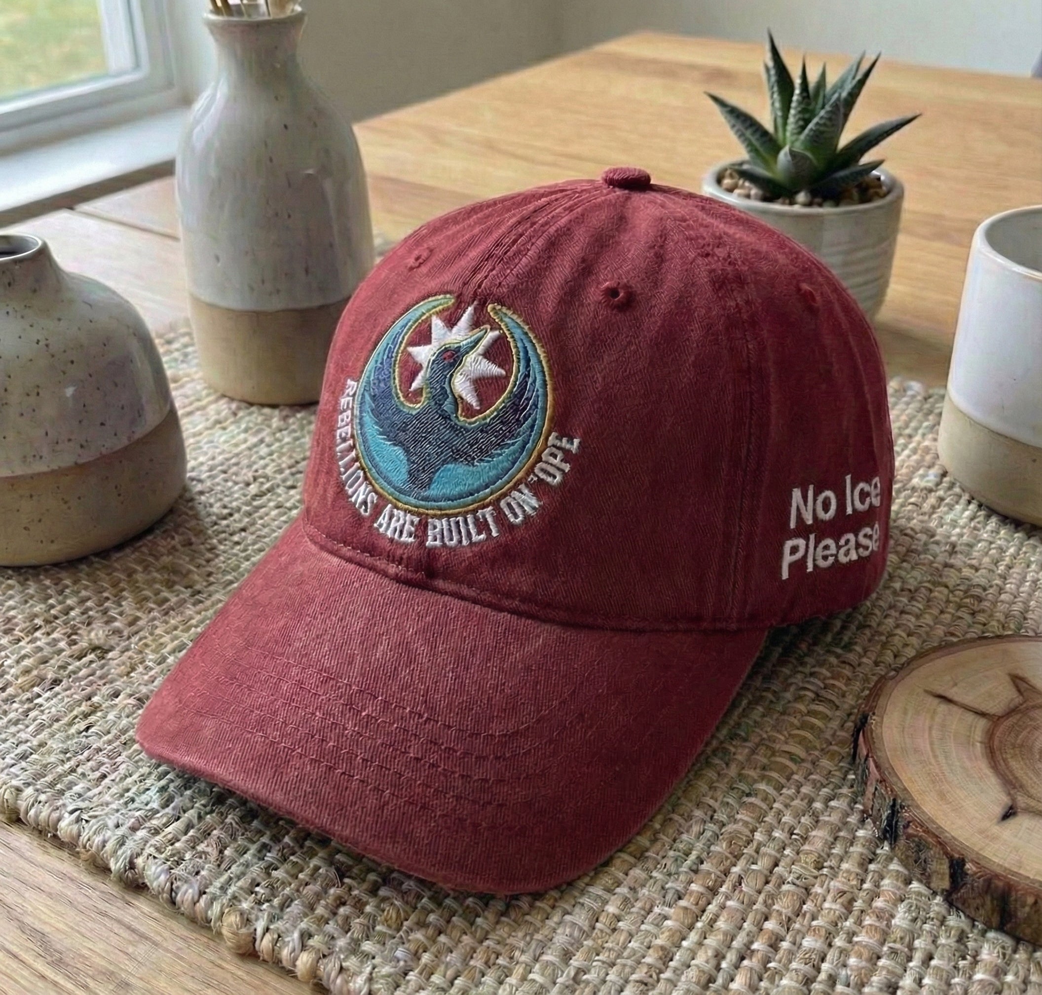 Embroidered Minnesota Rebel Alliance Dad Hat – Immigration Political Cap