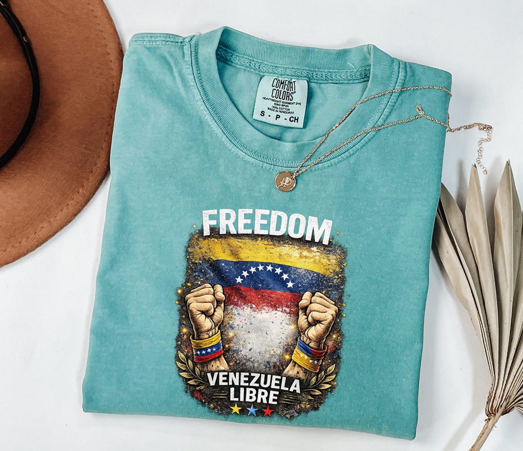 Freedom Venezuela Shirt, Comfort Colors We Stand With Venezuela Shirt, Anti Trump Tshirt, Stop War Venezuelan Flag Solidarity Tee