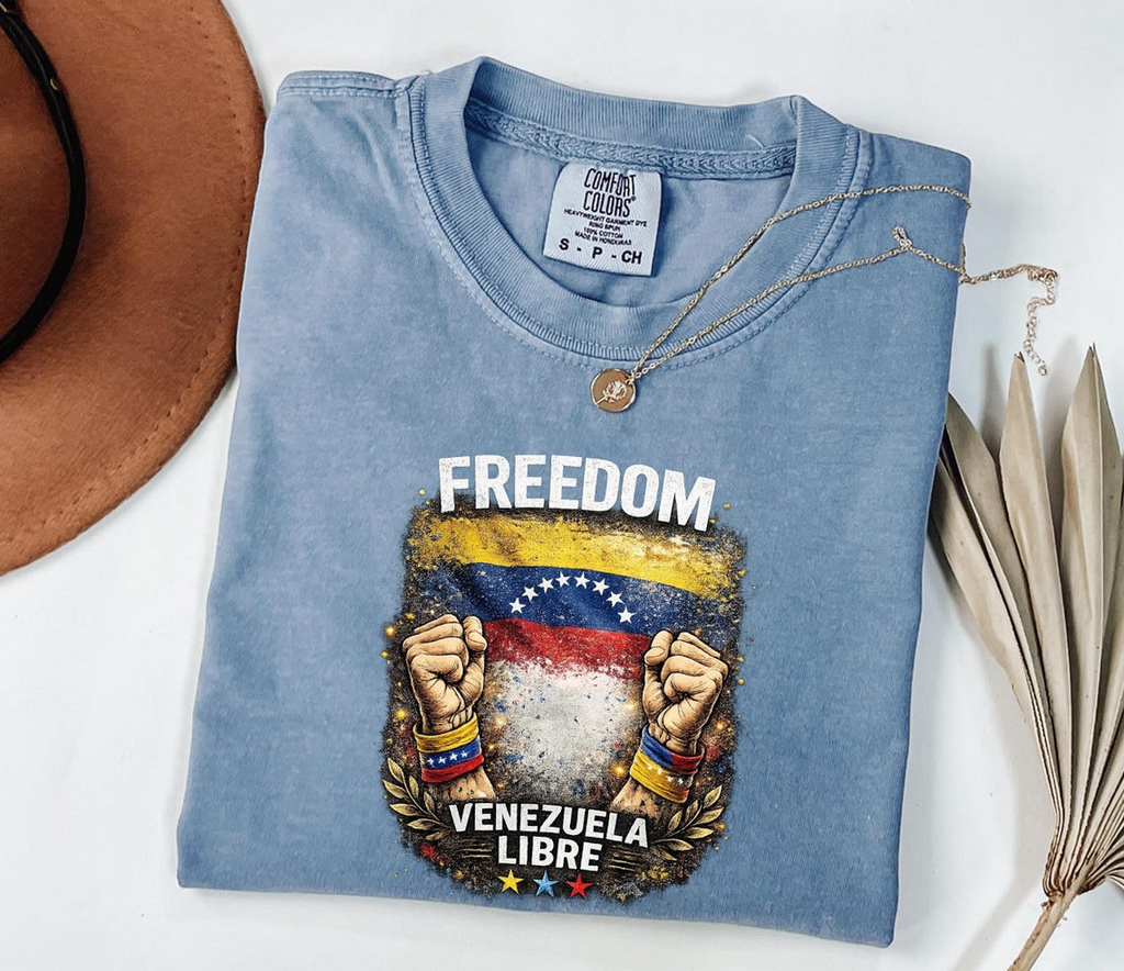 Freedom Venezuela Shirt, Comfort Colors We Stand With Venezuela Shirt, Anti Trump Tshirt, Stop War Venezuelan Flag Solidarity Tee