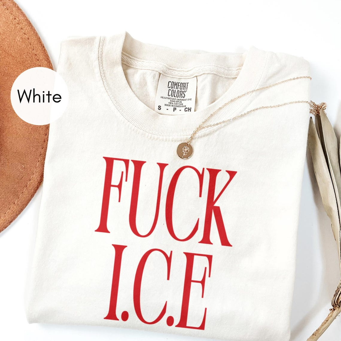 Fuck ICE Statement Tee, Abolish ICE Political Protest Shirt, Pro-Immigration Activist Apparel