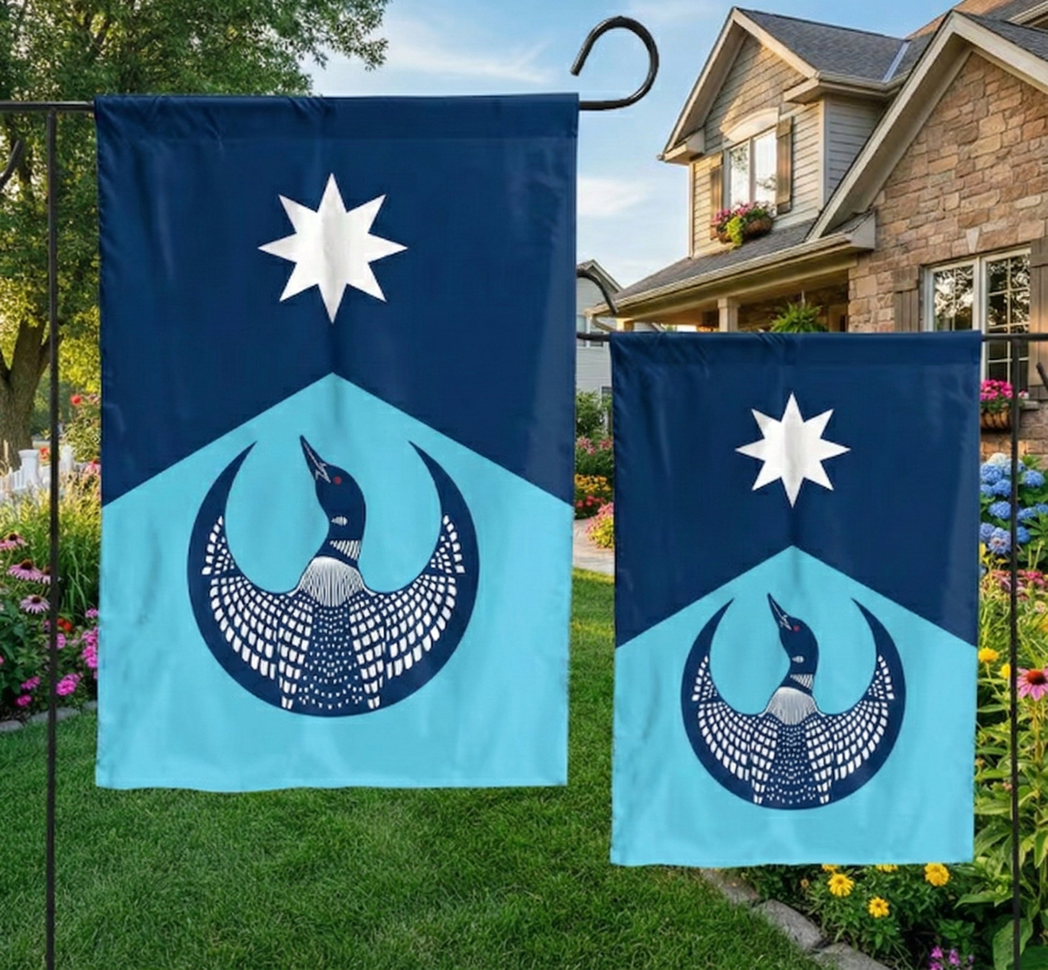Garden Flag Minnesota Loon – Outdoor Rebel Resistance Banner