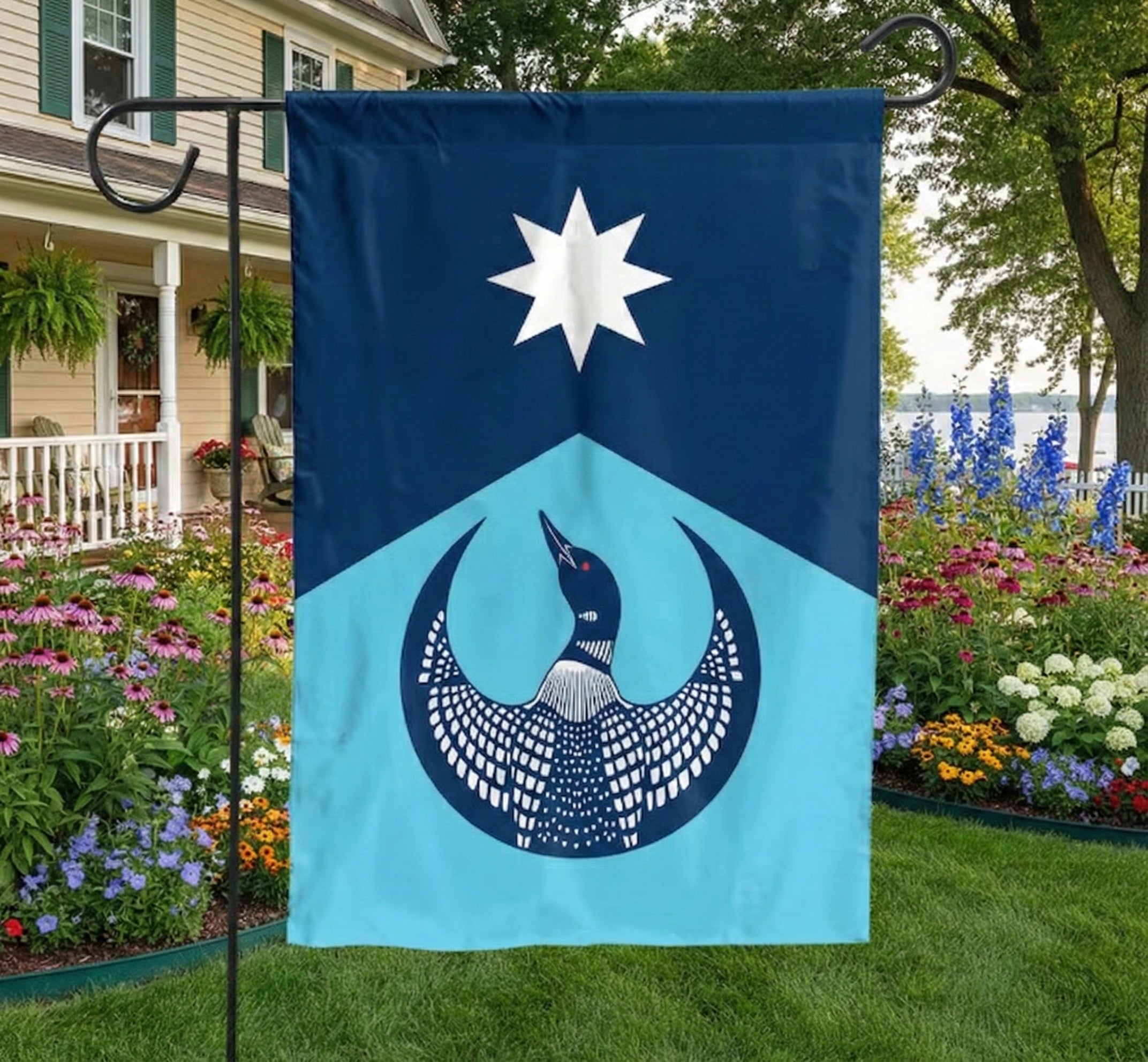 Garden Flag Minnesota Loon – Outdoor Rebel Resistance Banner