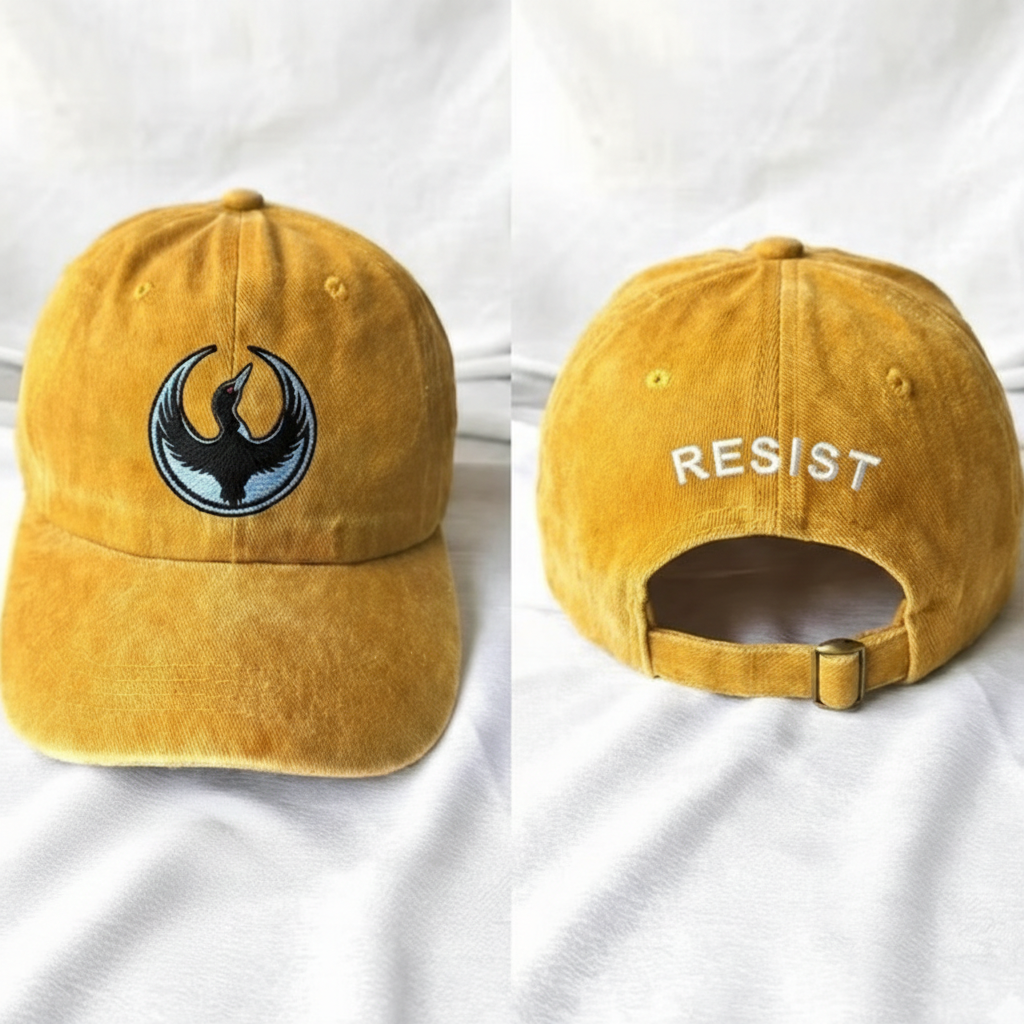 Rebel Alliance Loon Embroidered Baseball Cap – Minnesota Rebel Activist Hat