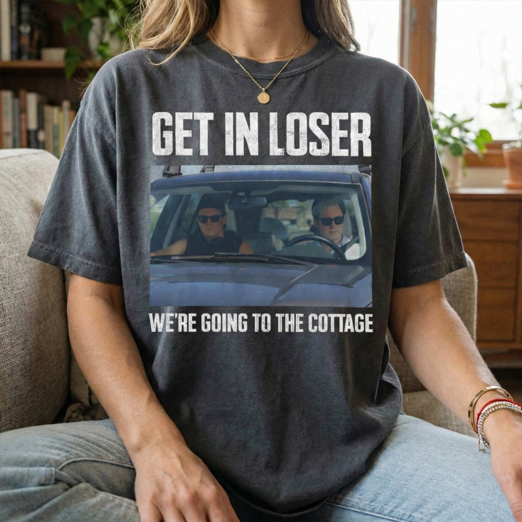 Get In Loser We’re Going To The Cottage Shirt, Unisex Vintage Graphic, Heated Rivalry Inspired