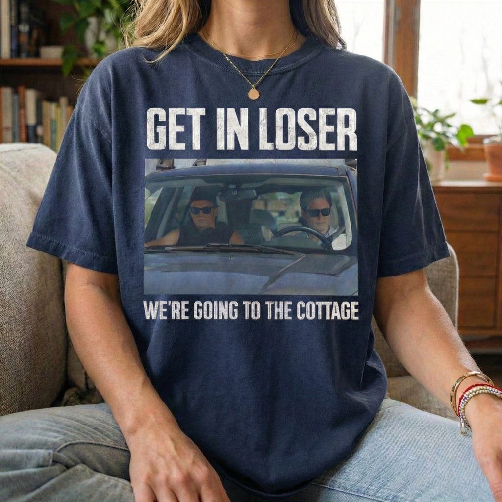 Get In Loser We’re Going To The Cottage Shirt, Unisex Vintage Graphic, Heated Rivalry Inspired